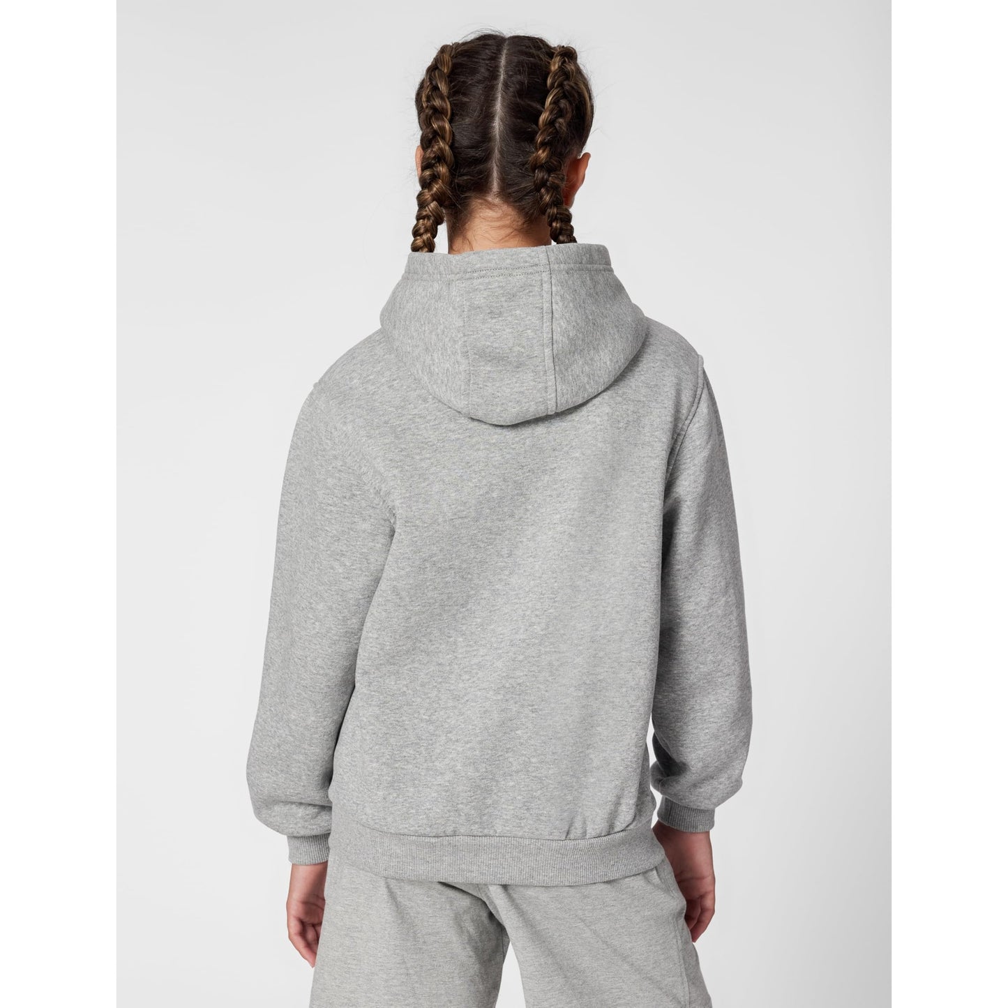 Nike Kid's Sportswear Club Fleece Full-Zip Hoodie, Dark Grey Heather/Base Grey/White, Medium - Medaid International