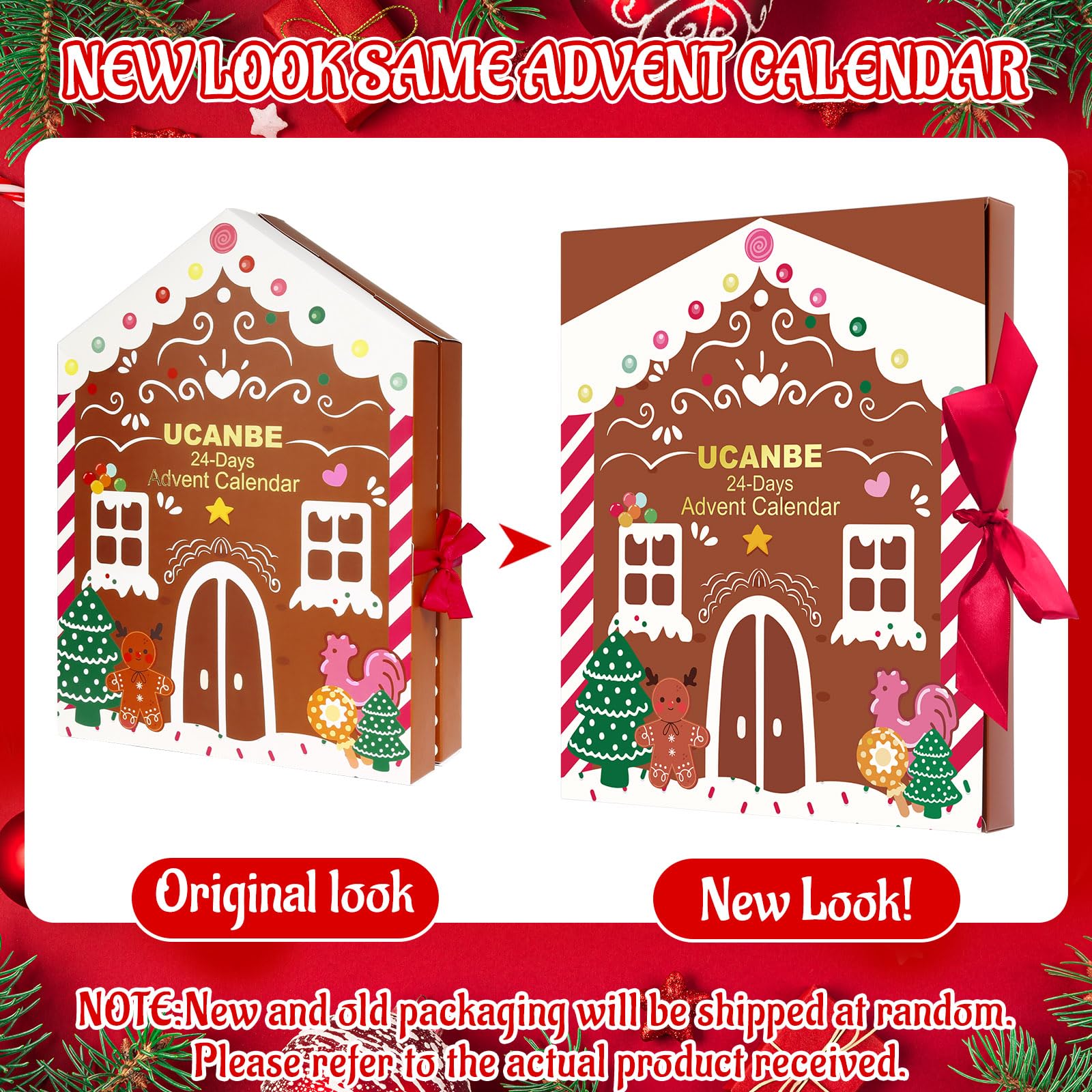 Makeup Advent Calendar 2025, 24 Days Christmas Gift Makeup Sets For Women, UCANBE 2025 Xmas Countdown Calendar Full Makeup Kits Beauty Makeup & Cosmetic For Teens, Girls Gift - Medaid International