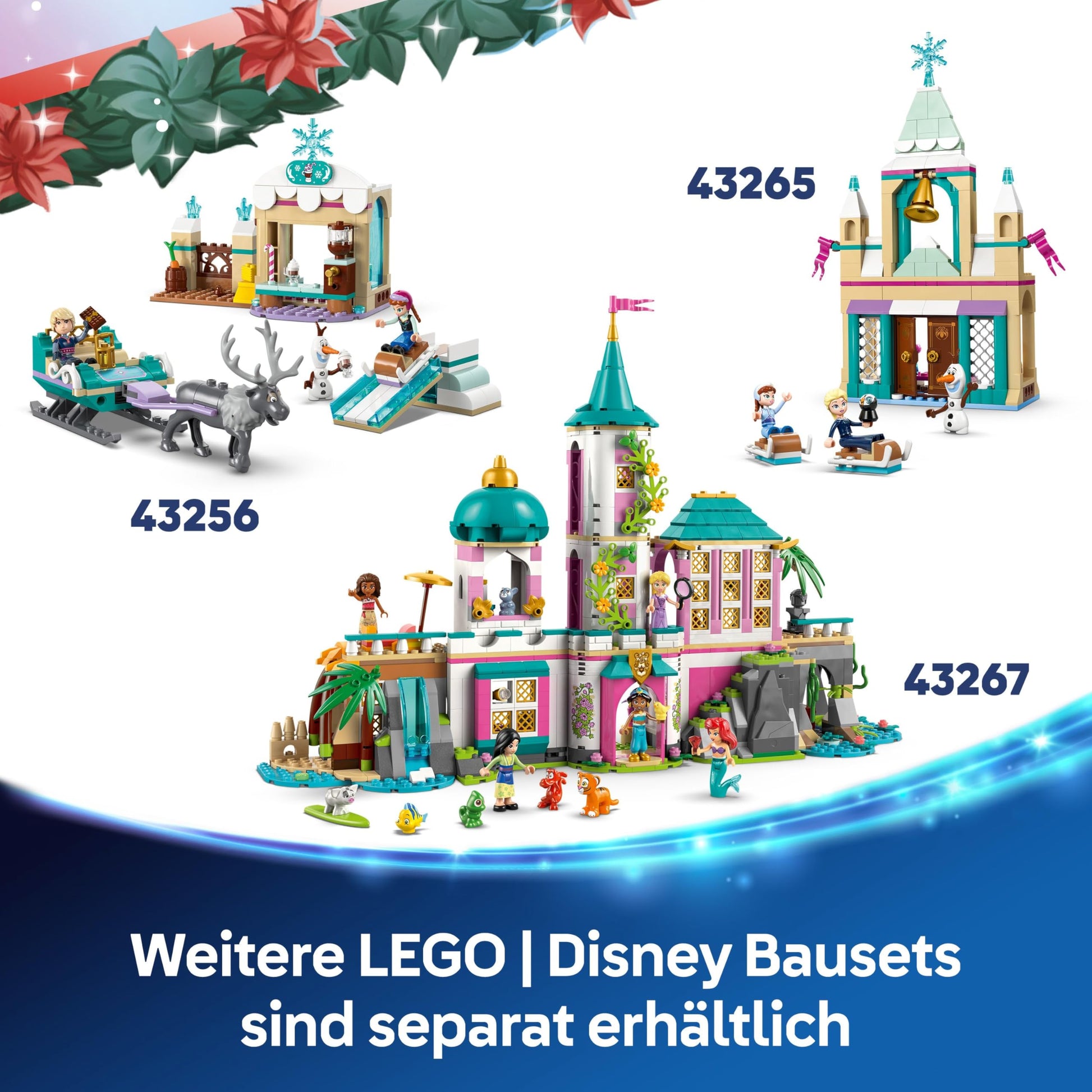 Lego 43273 Disney Princess LEGO(R) Disney Frozen Advent Calendar 2025 Toy Birthday Present Blocks Educational Girls Boys Children 5 6 7 8 Christmas Disney Goods - Medaid International