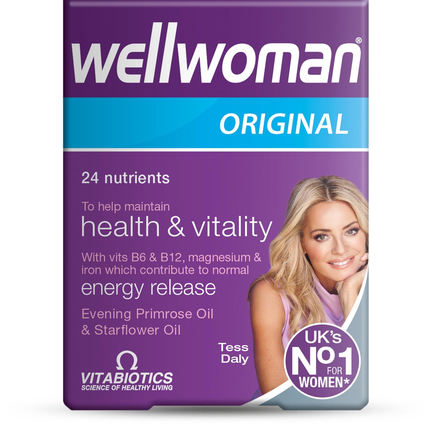 Wellwoman Vitabiotics Advanced Vitamin & Mineral Formula with Evening Primrose & Starflower Oils 30 Capsules - Medaid International