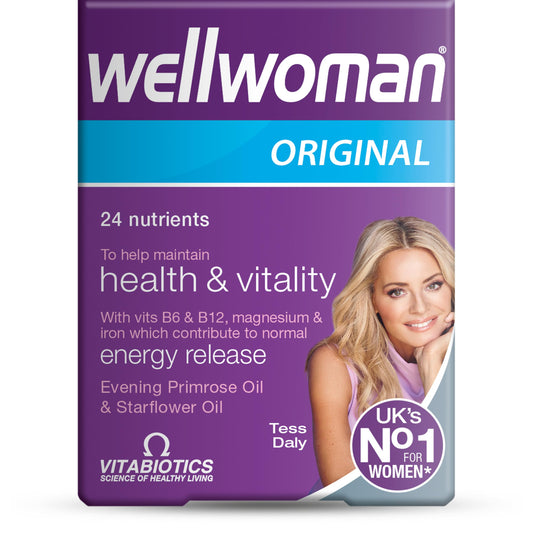 Wellwoman Vitabiotics Advanced Vitamin & Mineral Formula with Evening Primrose & Starflower Oils 30 Capsules - Medaid International