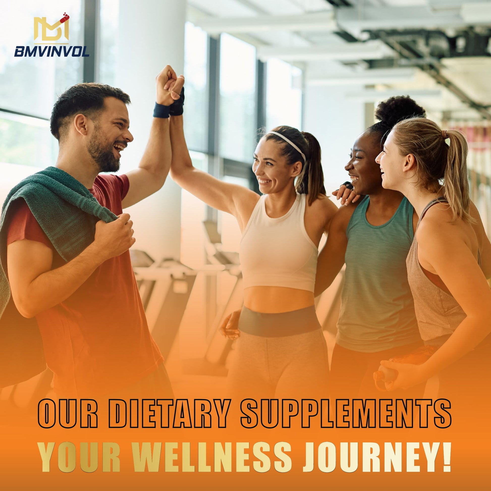 Berberine HCl Supplement, Ceylon Cinnamon and Turmeric Capsules, Green Tea and Bitter Melon Capsules - 120 Capsules for 2 Month Supply - Medaid International