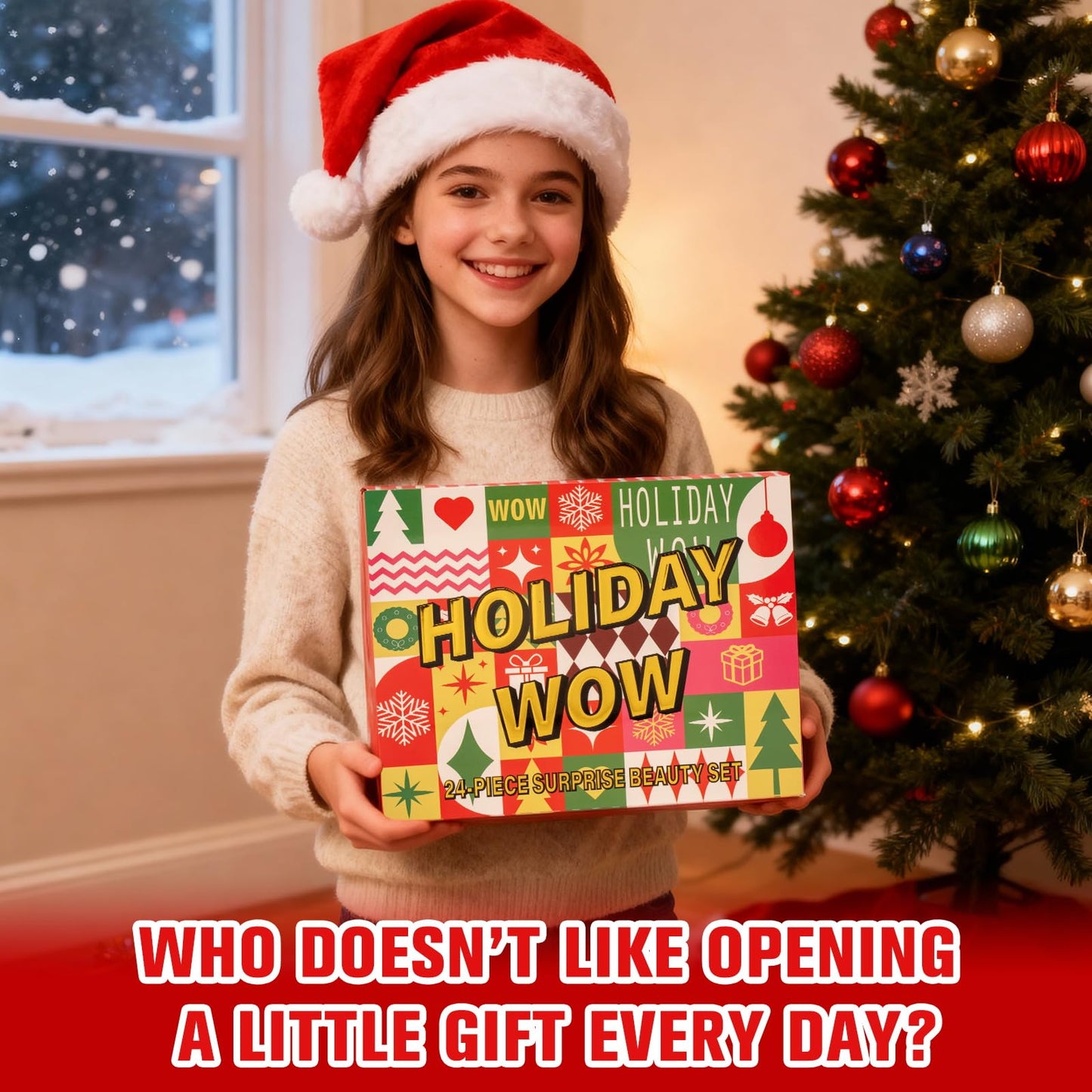 UPGRADED Professional Makeup Advent Calendar Real Makeup for Girls Teens Women Advent Beauty Calendar 2025 24Pcs Individually Boxed Christmas Xmas Surprises Beauty Countdown Set - Medaid International