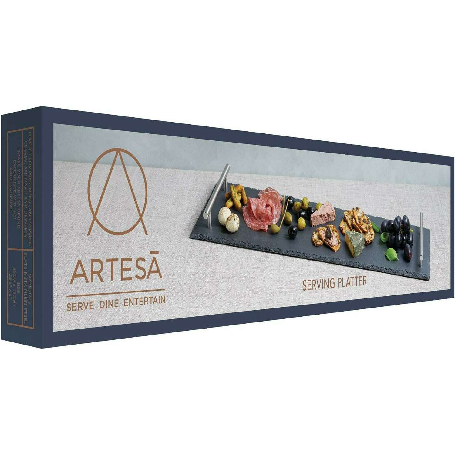 Artes√† Appetiser Slate Serving Platter - Medaid International