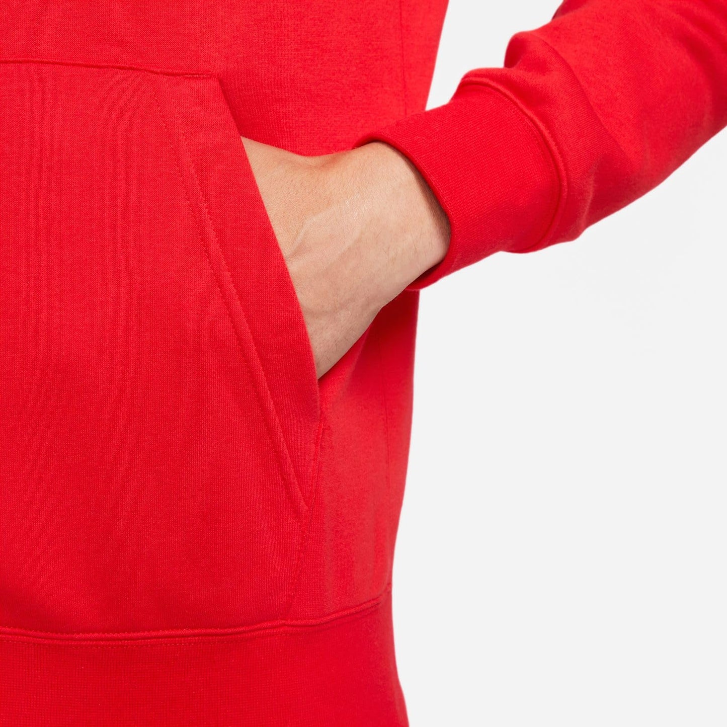 Nike Men's Sportswear Club Fleece Full Zip-Up Hoodie Men, University Red, M - Medaid International