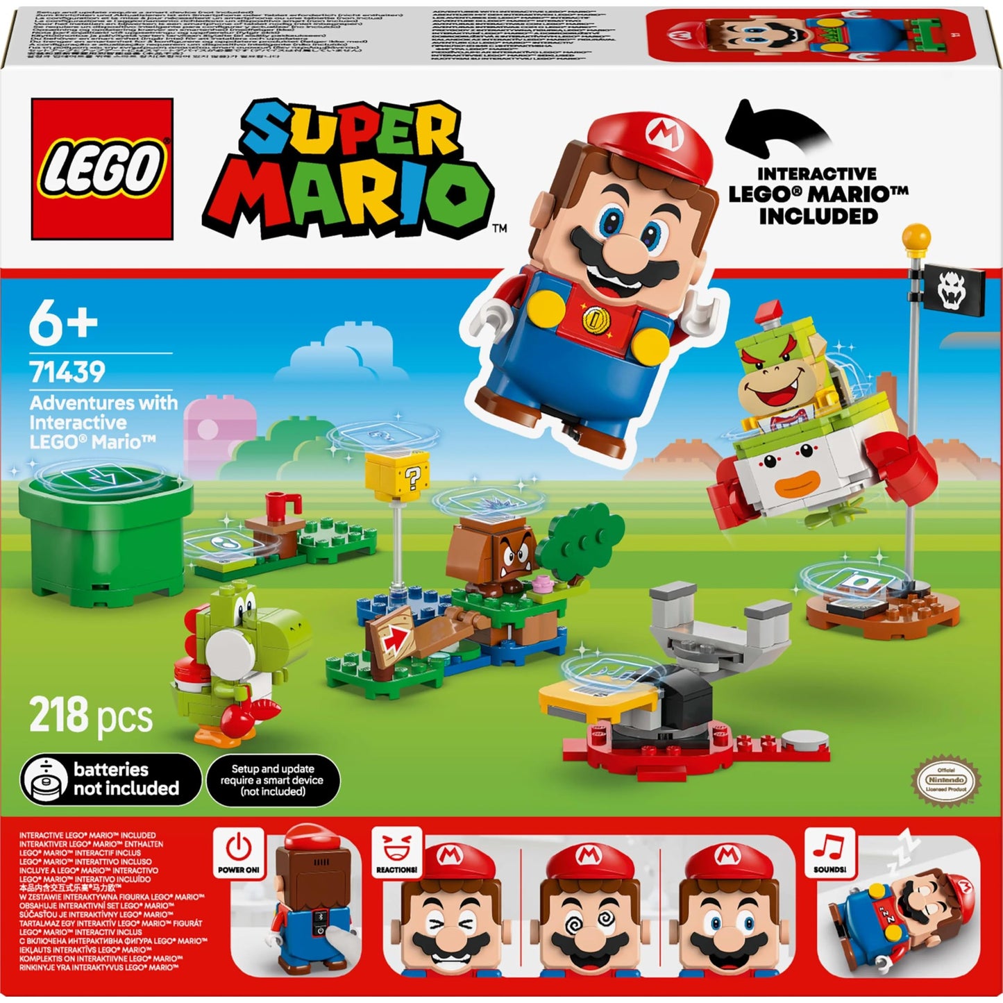LEGO 71439 Super Mario Abenteuer mit dem interaktiven Mario, - Medaid International
