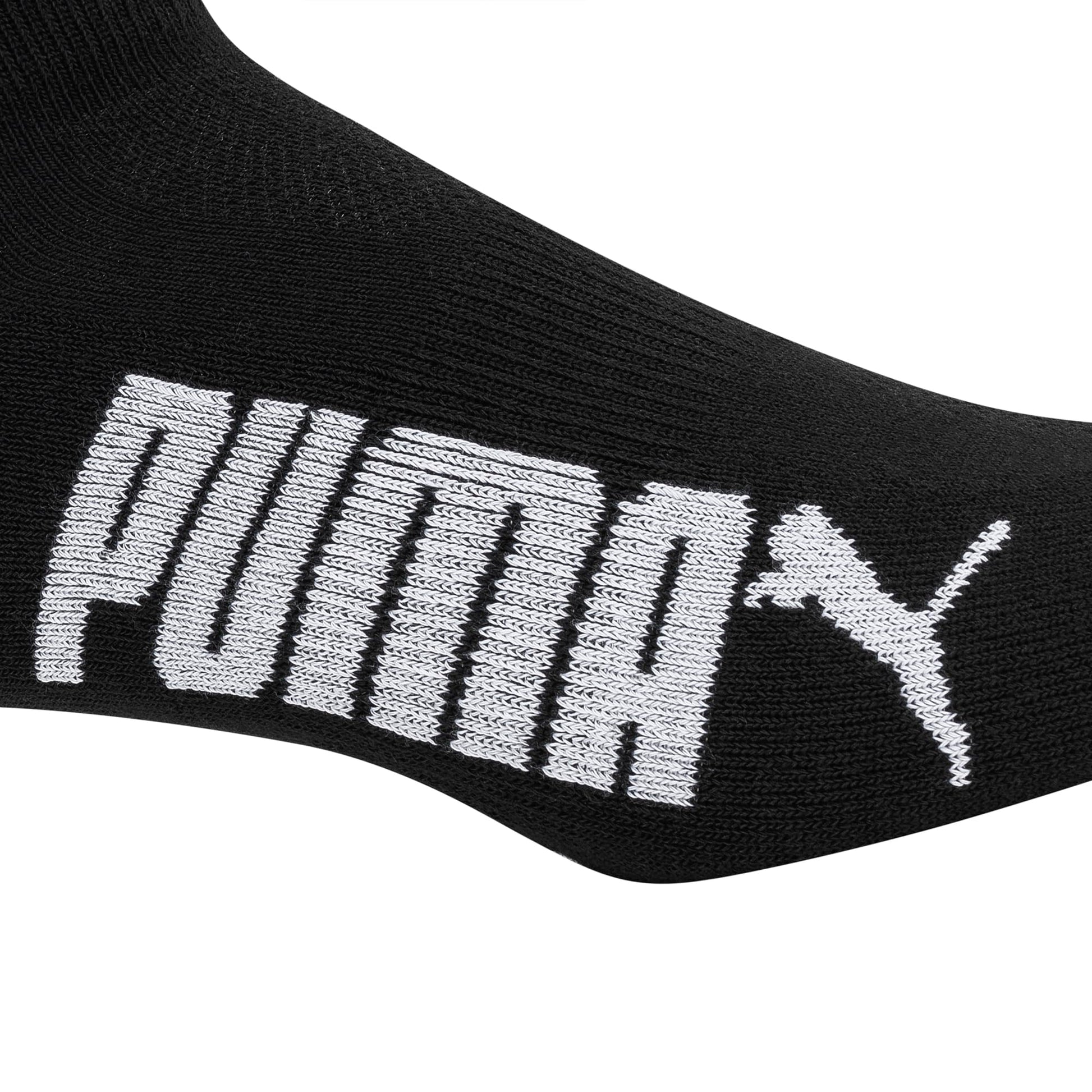 PUMA Men's 6 Pack Low Cut Socks, Black/White, 10-13 - Medaid International
