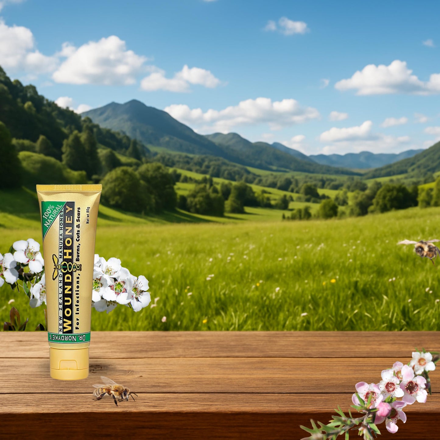 Eras Natural Sciences Wound Honey - Manuka Ointment with Aloe, UMF 12+, 80g - Medaid International