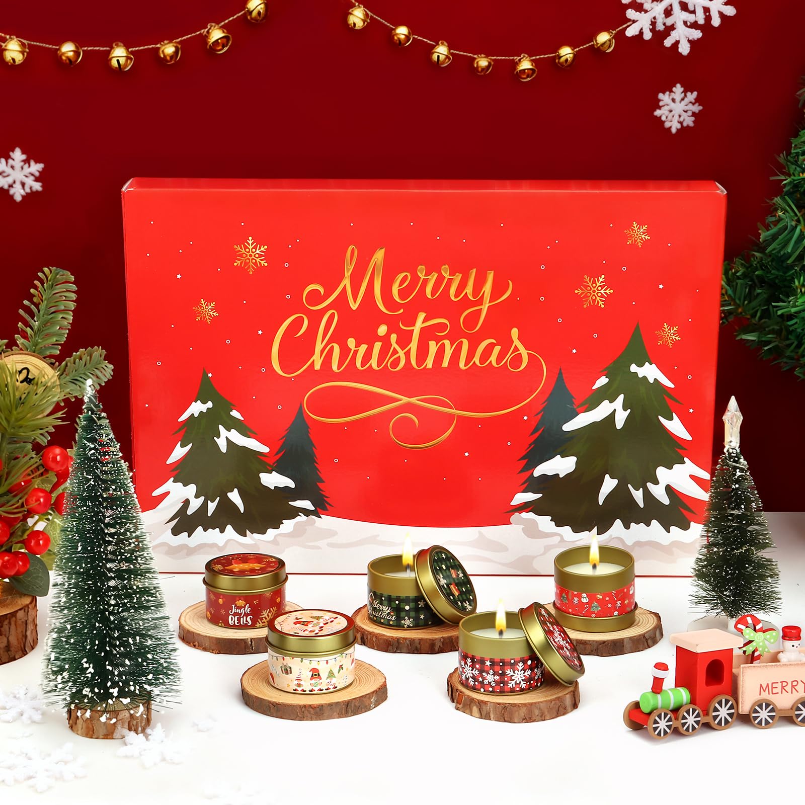 Candle Advent Calendar 2025 Adult Women - 24 Day Christmas Scented Candle Countdown Calendar for Coworkers Friends, Xmas Holiday Gifts for Wife Grandmother Mom Daughter - Medaid International