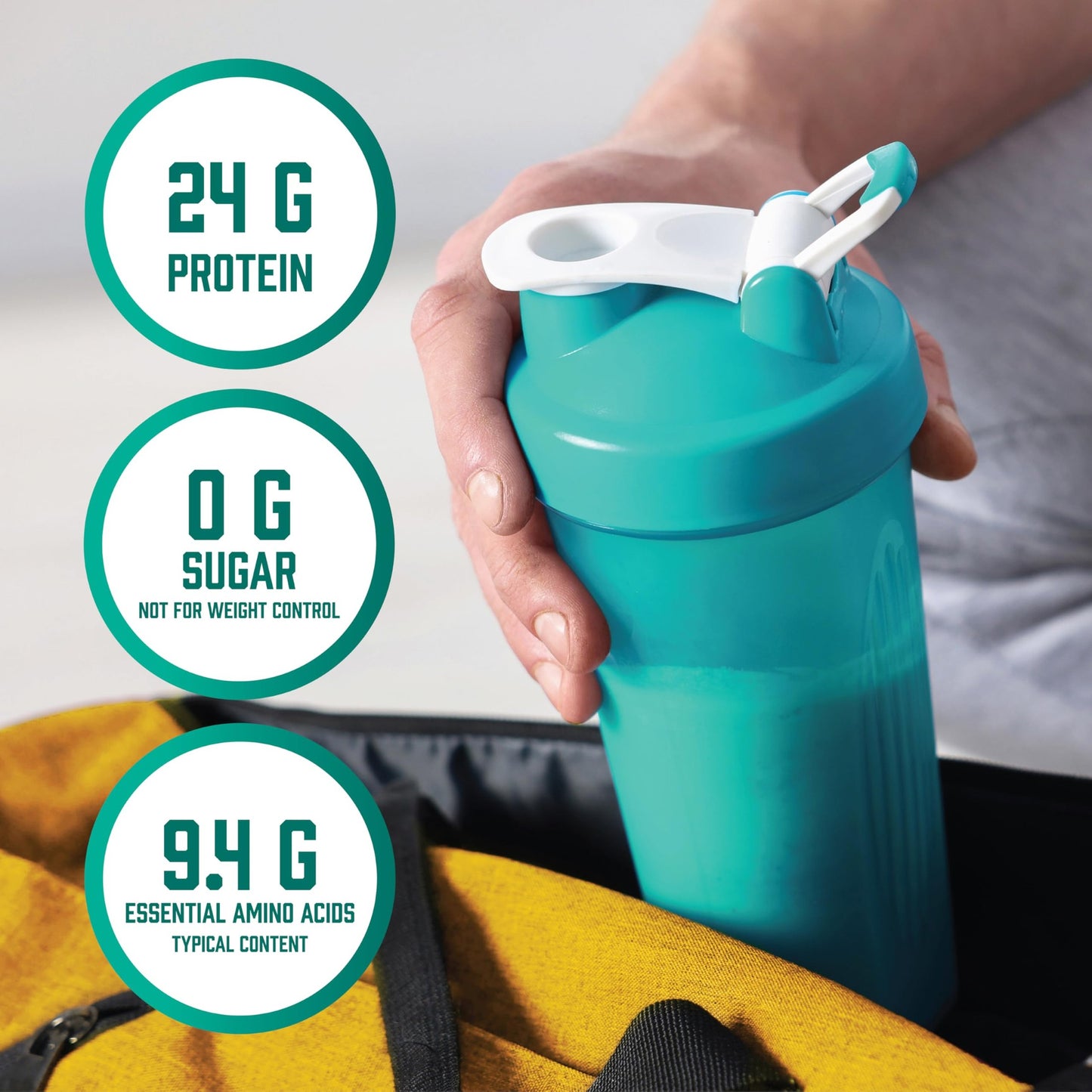 NOW Foods Sports Nutrition, Pea Protein 24 g, Fast Absorbing, Unflavored Powder, 2-Pound - Medaid International