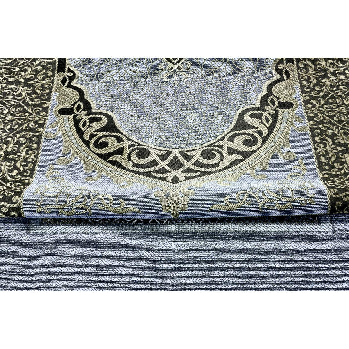 AVANOS Muslim Prayer Rug - Islamic Mat for Muslim Prayers - Great Ramadan Gifts for Muslim Men and Women - Portable Prayer Mat Rug - Special Design Turkish Pocket Praying Rug - Easy to Carry (Blue) - Medaid International