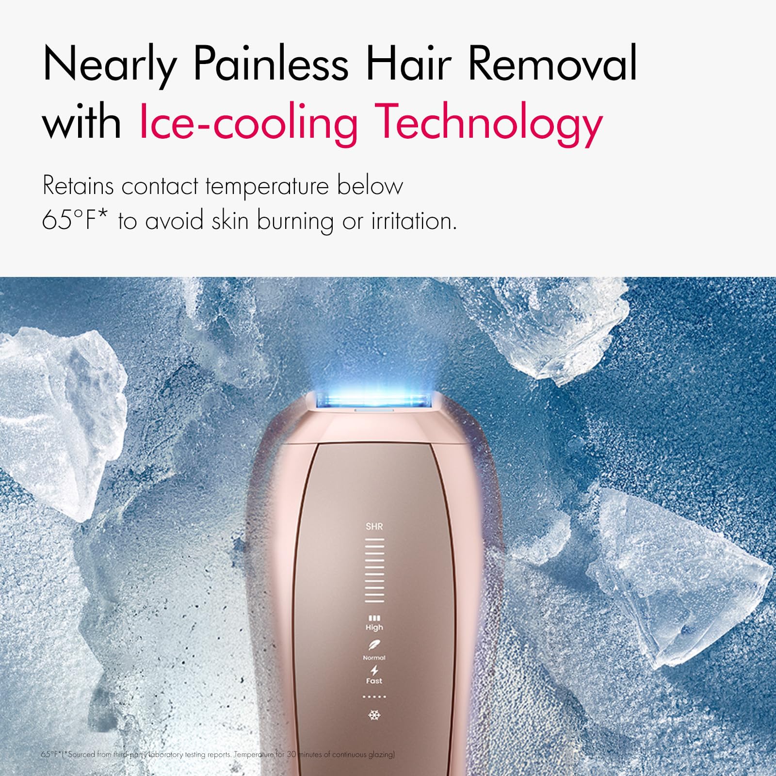 Ulike Laser Hair Removal Air 10 IPL Holiday Gift for Women and Men, 65°F Ice-Cooling Contact, Dual Lights, Skin Sensor & USHR Mode* for Nearly Painless, Effective & Long-Lasting Hair Removal from Home - Medaid International