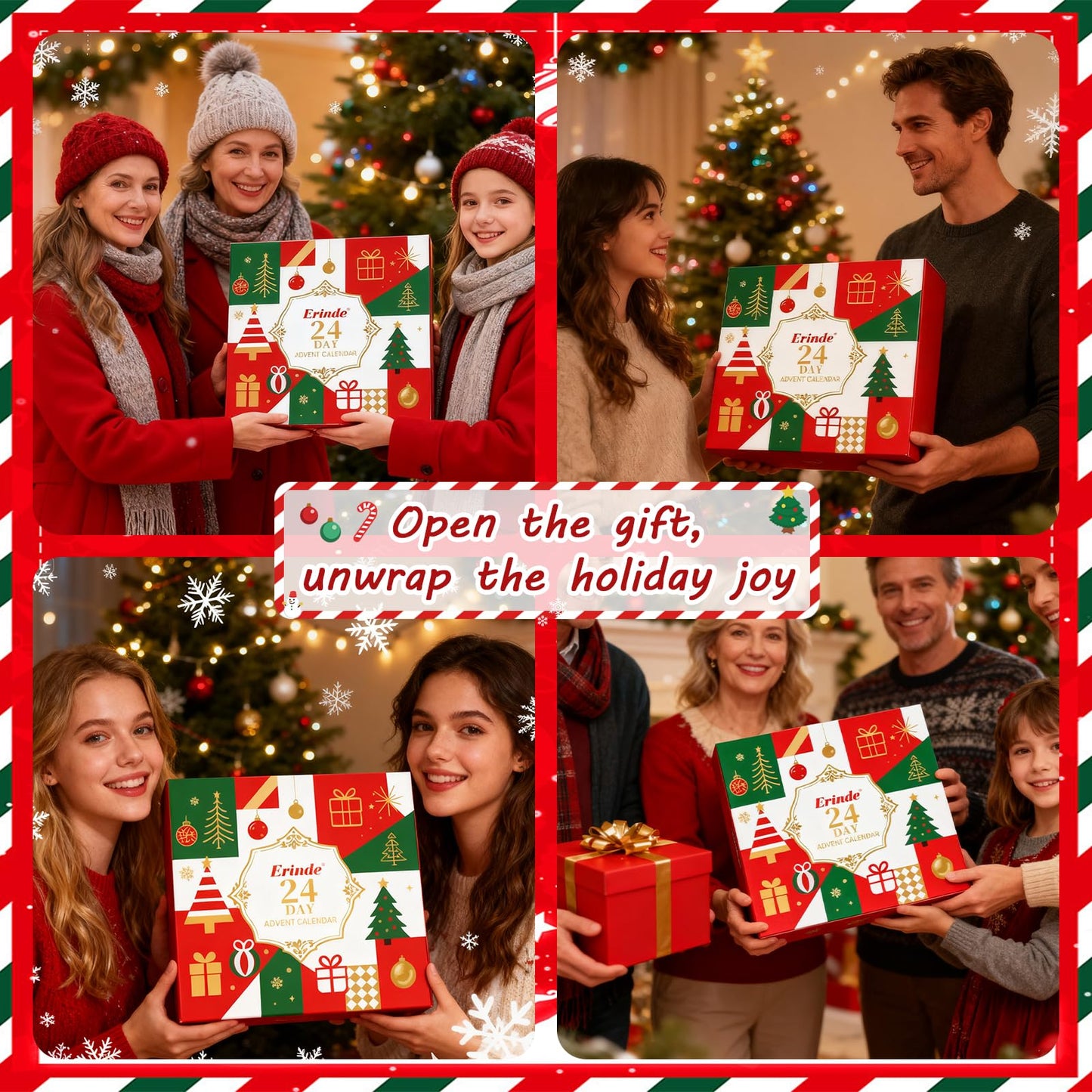 Erinde Makeup Advent Calendar 2025, 24 Days Christmas Gift Makeup Set for Teen Girls & Women, 2025 Xmas Holiday Countdown Calendar Beauty & Cosmetics Holiday Surprise Make Up Gift Kits for Women - Medaid International