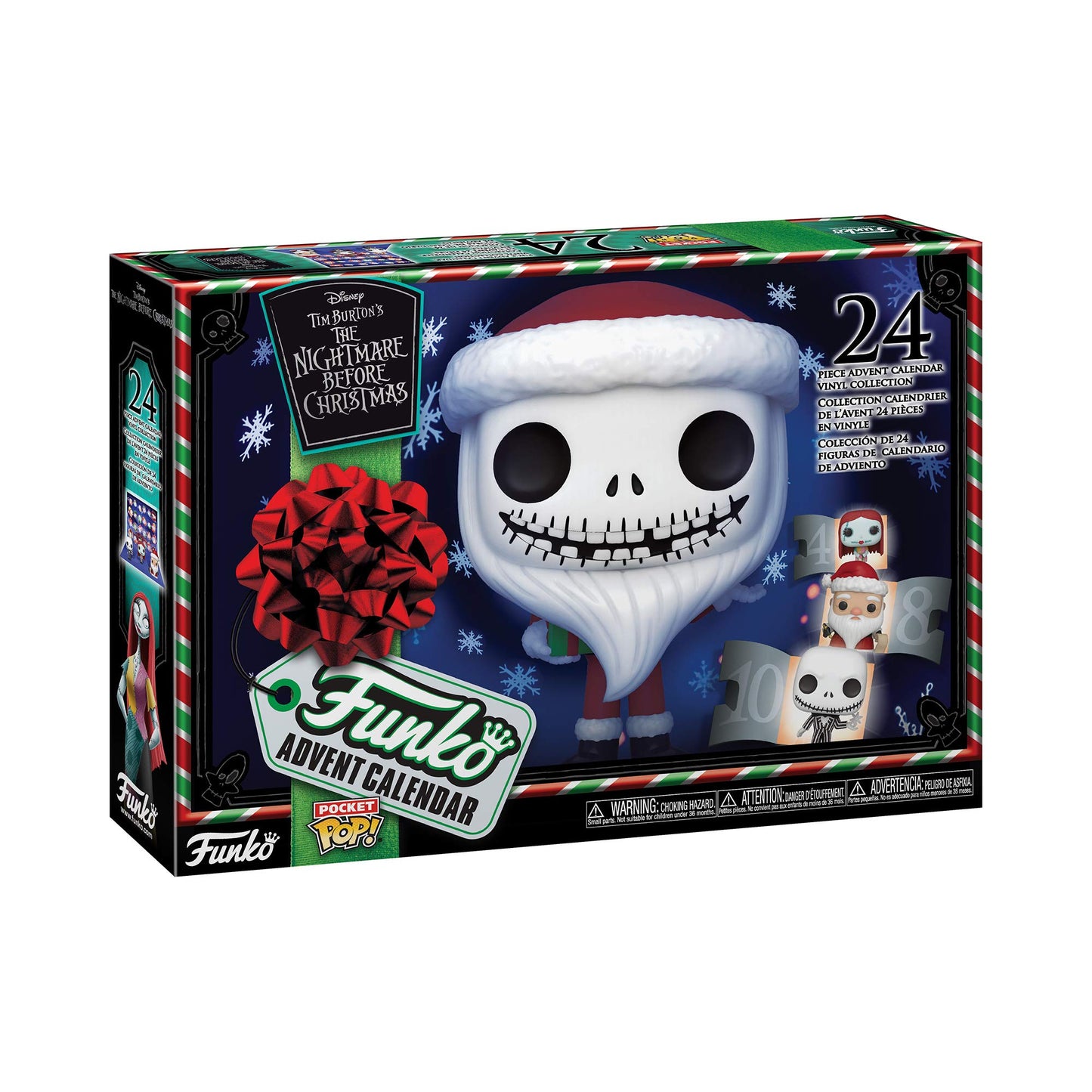 Funko Pop! Advent Calendar: The Nightmare Before Christmas - 24 Days of Surprises - Collectible Vinyl Mini Figures - Mystery Box - Gift Idea - Holiday Present for Kids - Christmas Countdown - Medaid International