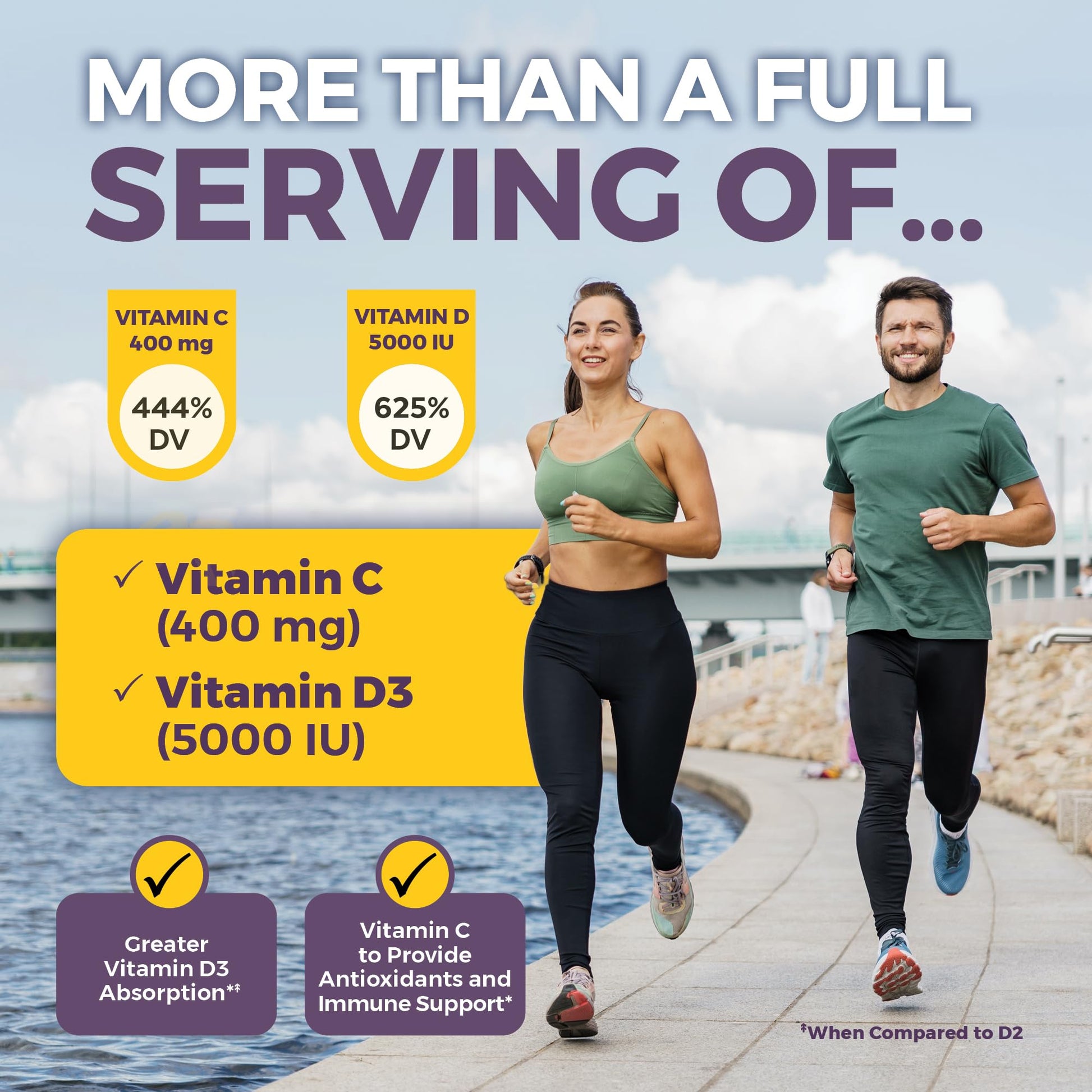 Viva Naturals Elderberry with Vitamin C and Zinc for Adults - 5 in 1 Sambucus Black Elderberry Capsules with Vitamin D3 5000 IU Immunity Supplement, Sambucus Elderberry Immune Support Supplement - Medaid International