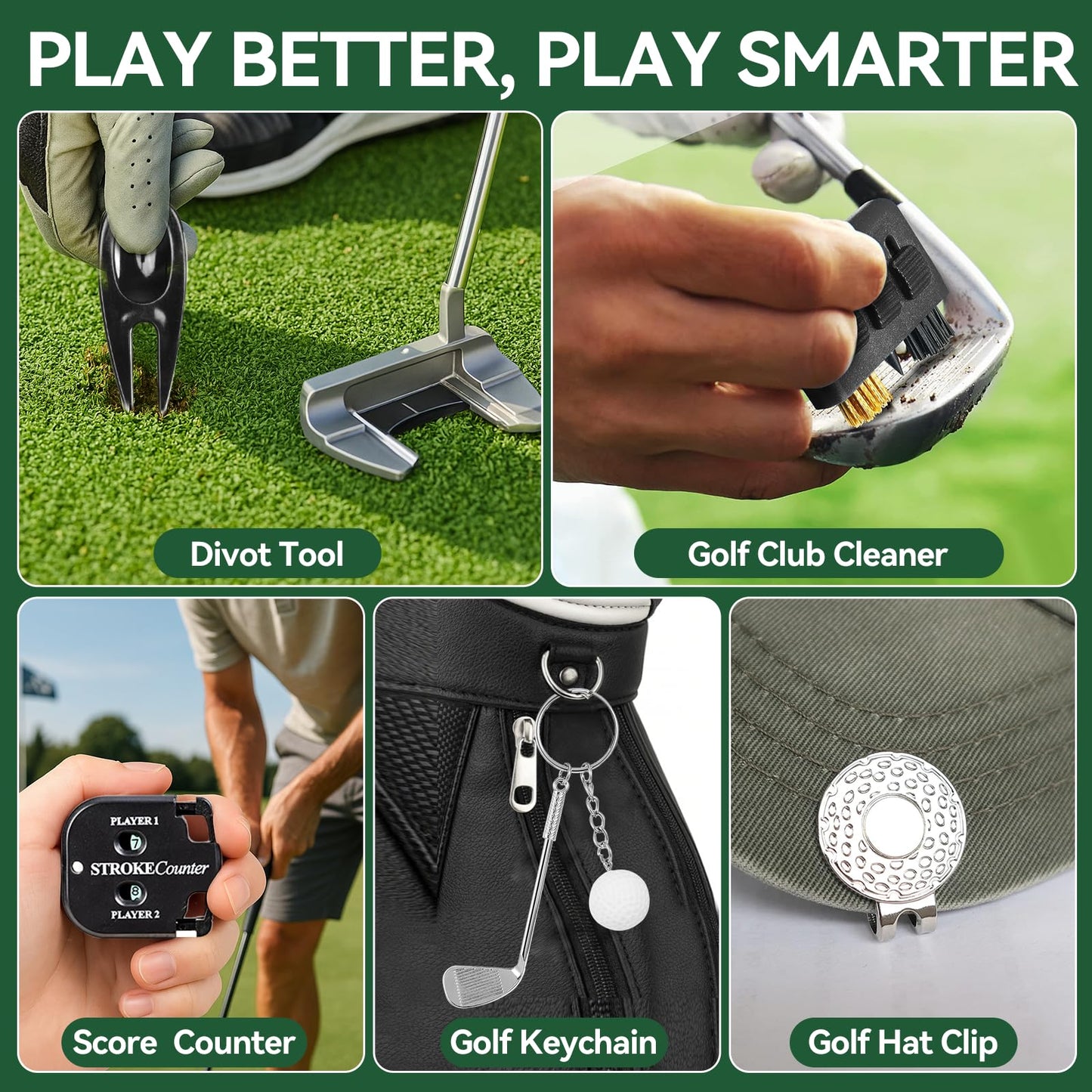 Golf Advent Calendar 2025 Adult Men – 24 Days Golf Accessories & Tools | Golfer’s Christmas Gifts | Countdown Gifts for Husband & Dad & Boyfriends - Medaid International