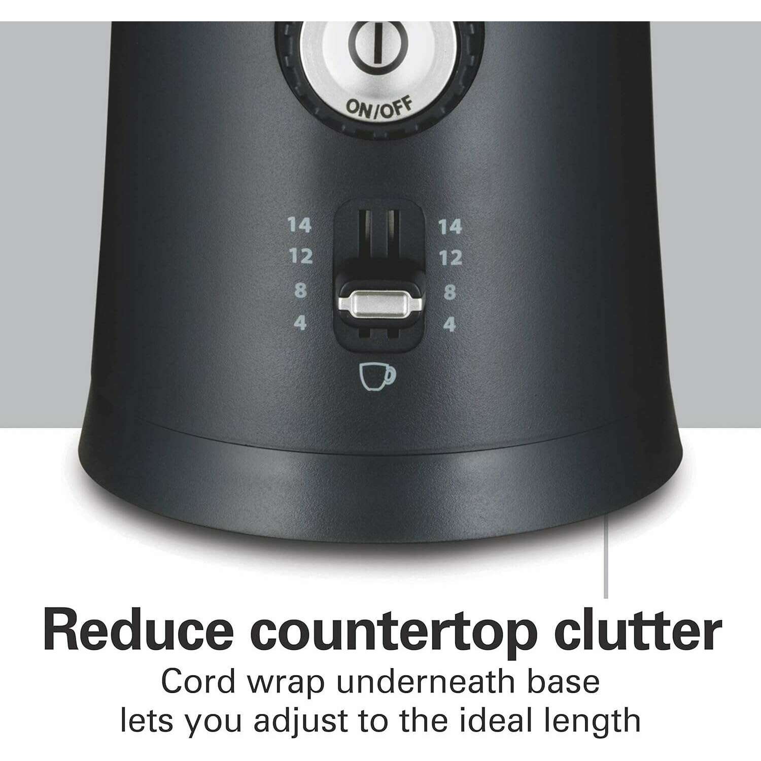 Custom Grind‚Ñ¢ Coffee Grinder, Removable Stainless Steel Chamber - Medaid International