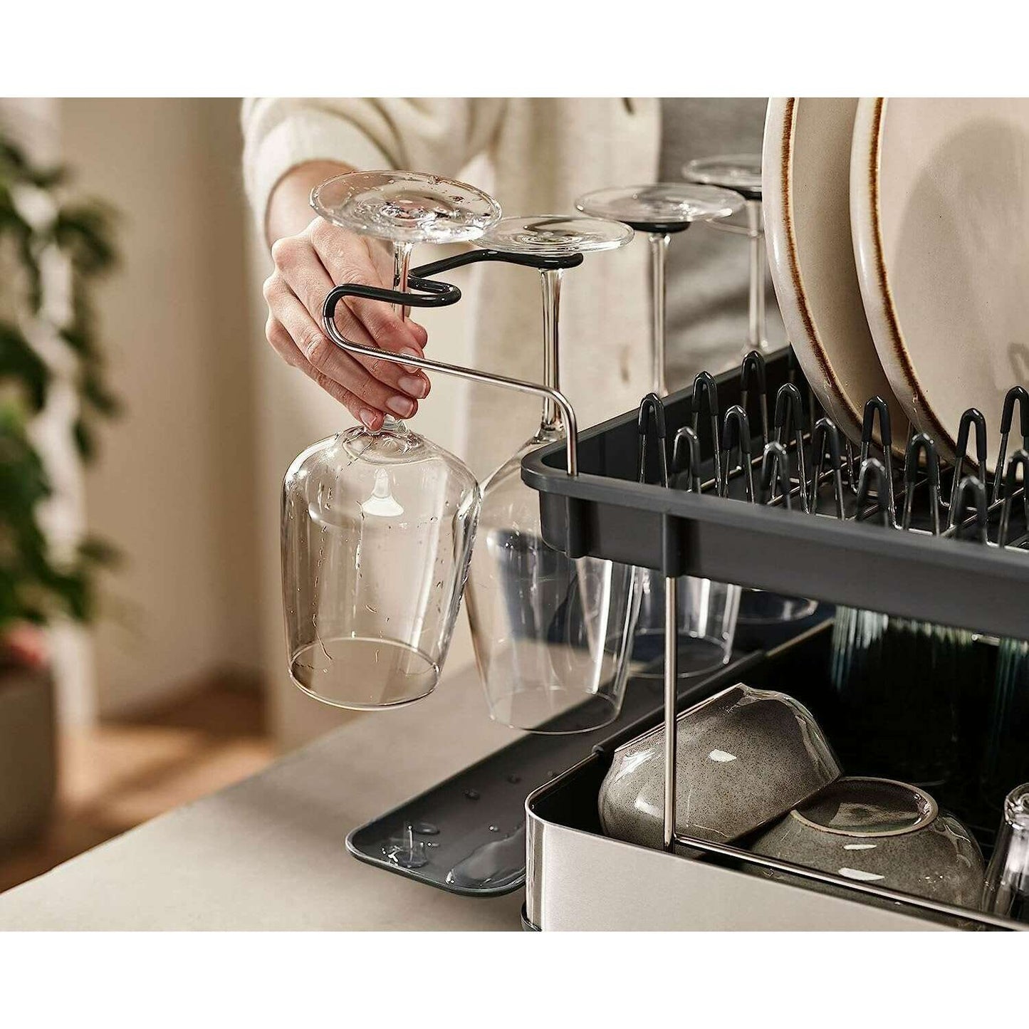 2-Tier Stainless Steel Dish Rack - Medaid International