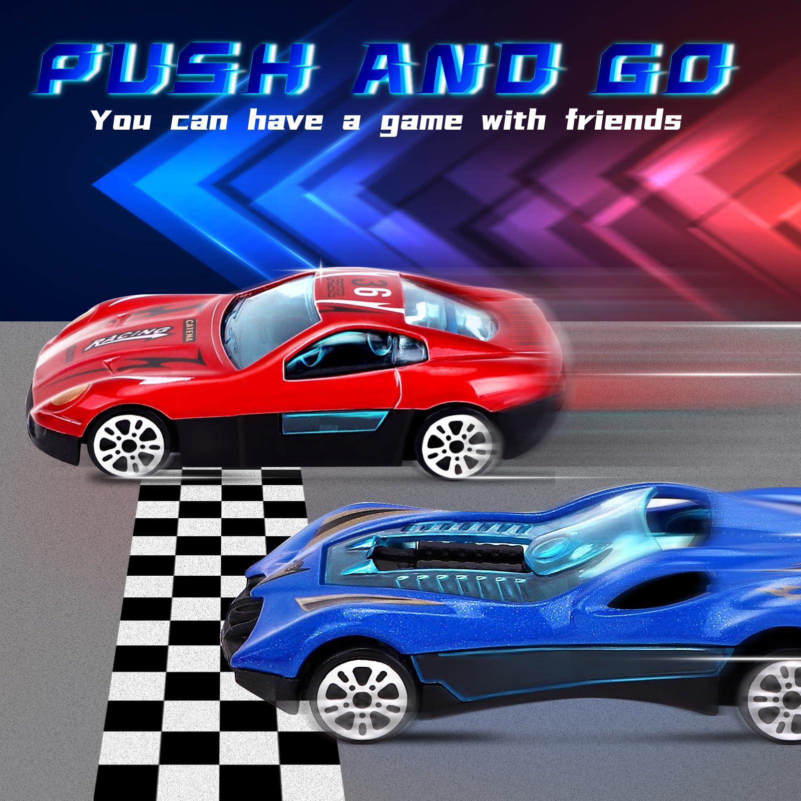 Advent Calendar Boys, 24 Pack Play Vehicles for Kids, Christmas Countdown Calendar, Ideal Gift for 3 4 5-7 8-12 Boys and Girls - Medaid International