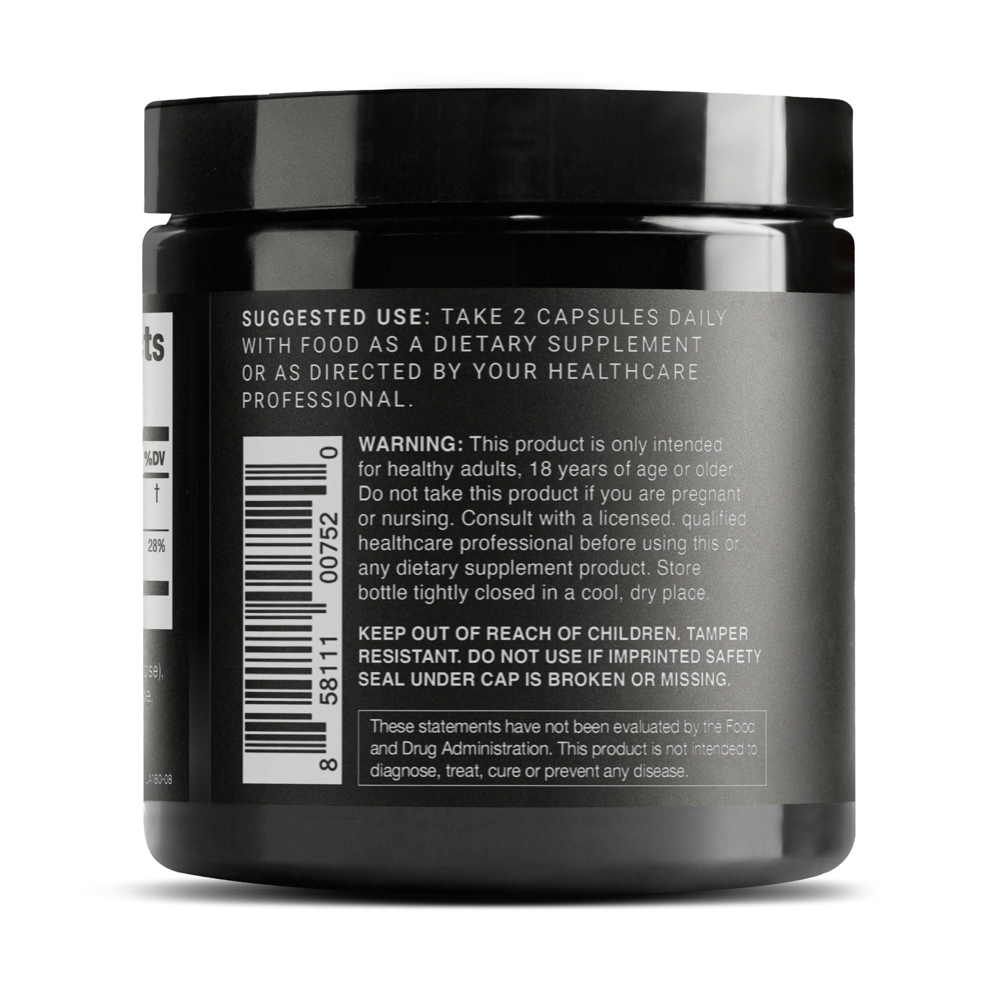 Hyaluronic Acid Supplements – Lab Tested 95% Ultra High Purity – Fermented and Bioavailable with Vitamin C – Third Party Lab Tested – 180 Capsules - Medaid International