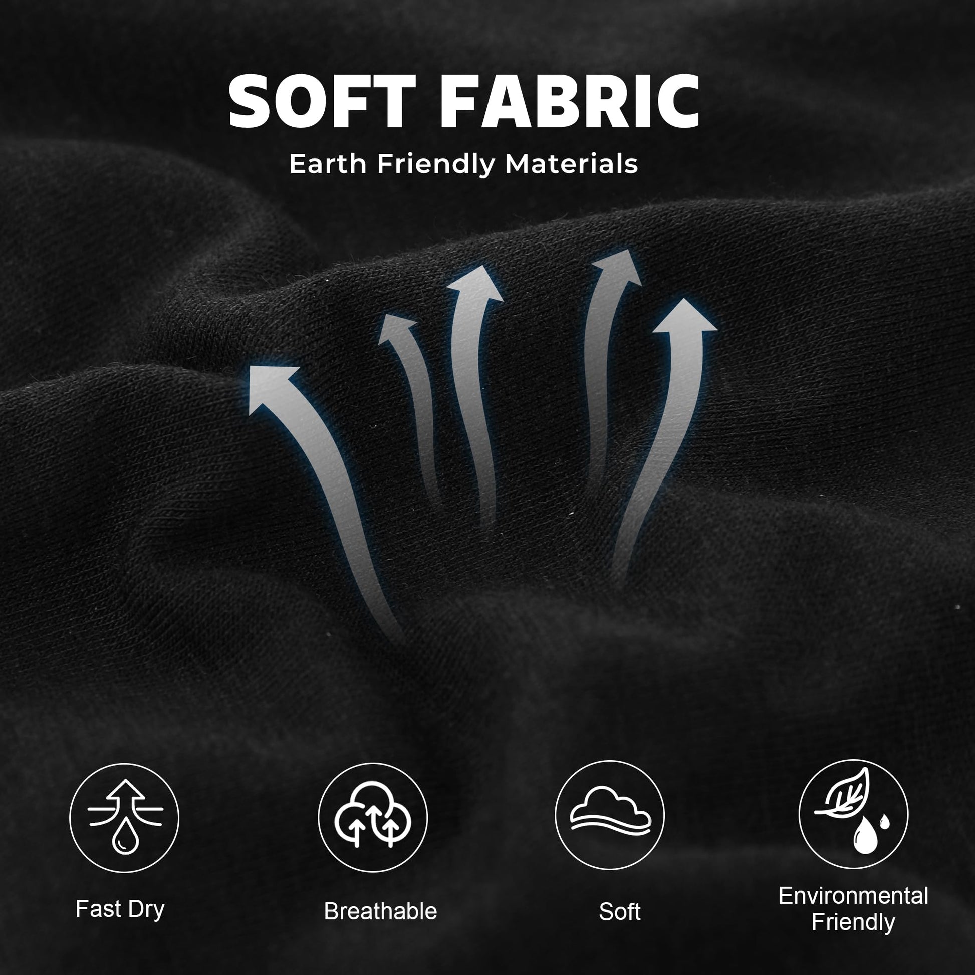 BAMBOO COOL Moisture-Wicking Soft Men's Underwear Boxer Briefs for Men With Open Fly Pouch (6 pack) XL - Medaid International