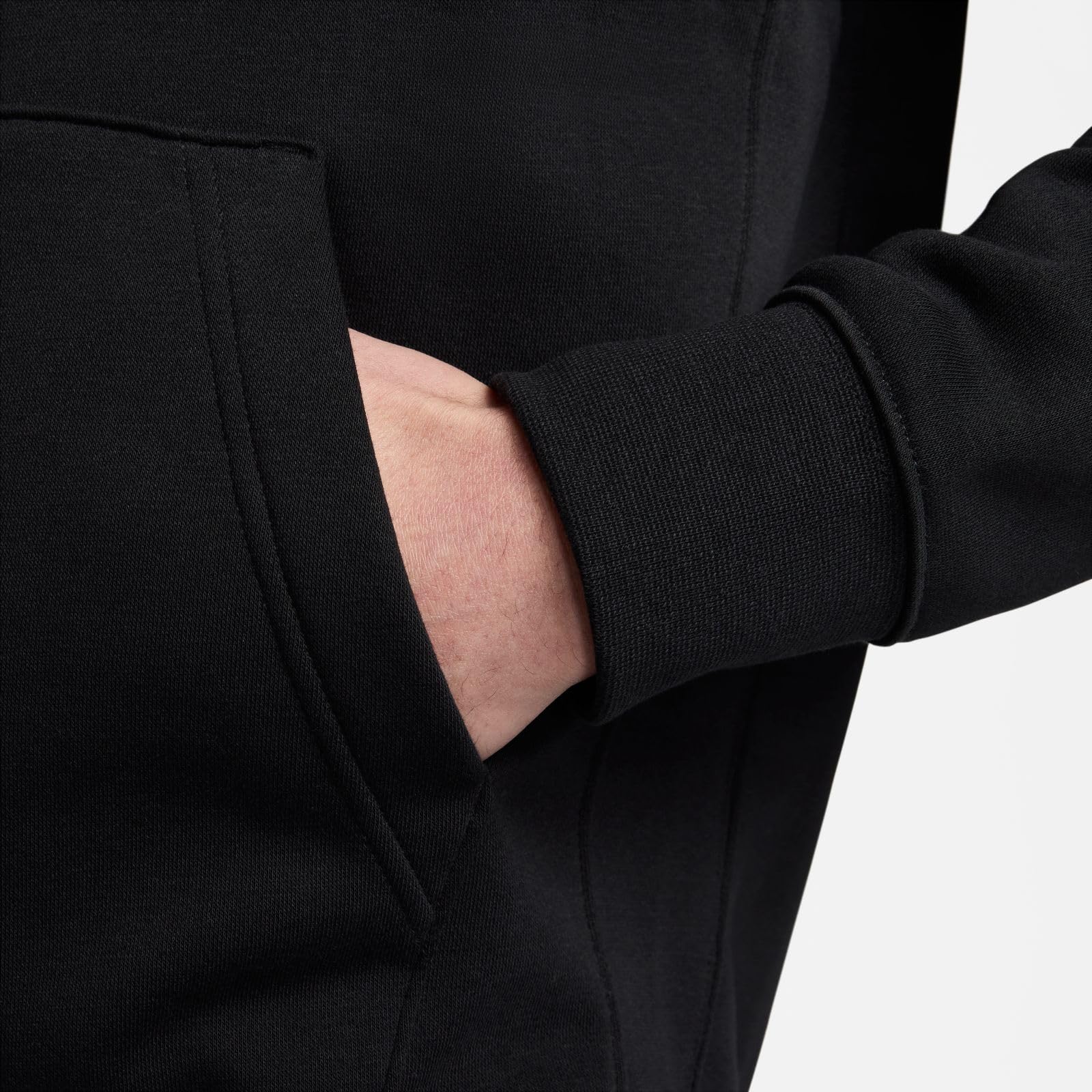 Nike Pull Over Hoodie, Black/Black/White, Large - Medaid International