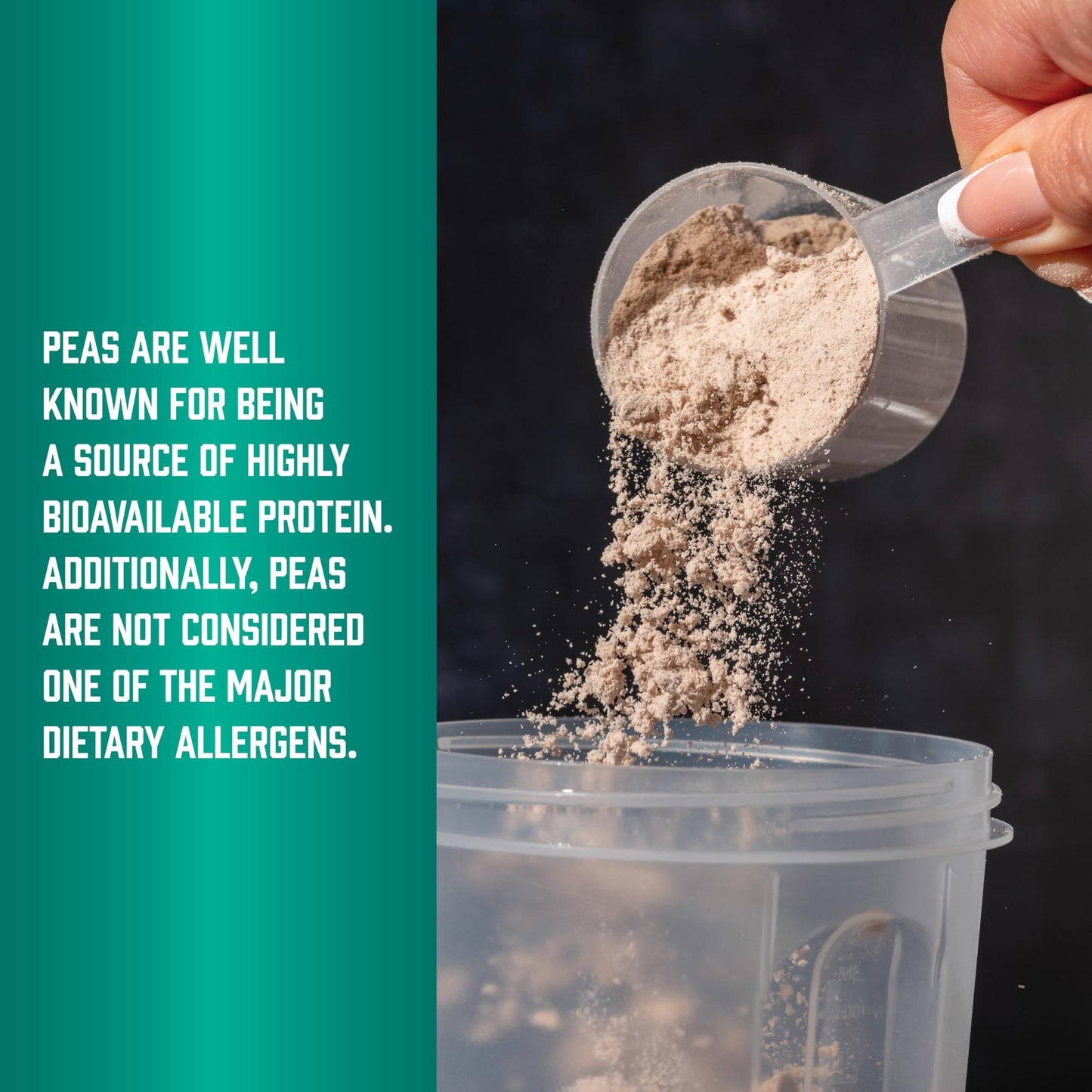 NOW Foods Sports Nutrition, Pea Protein 24 g, Fast Absorbing, Unflavored Powder, 2-Pound - Medaid International