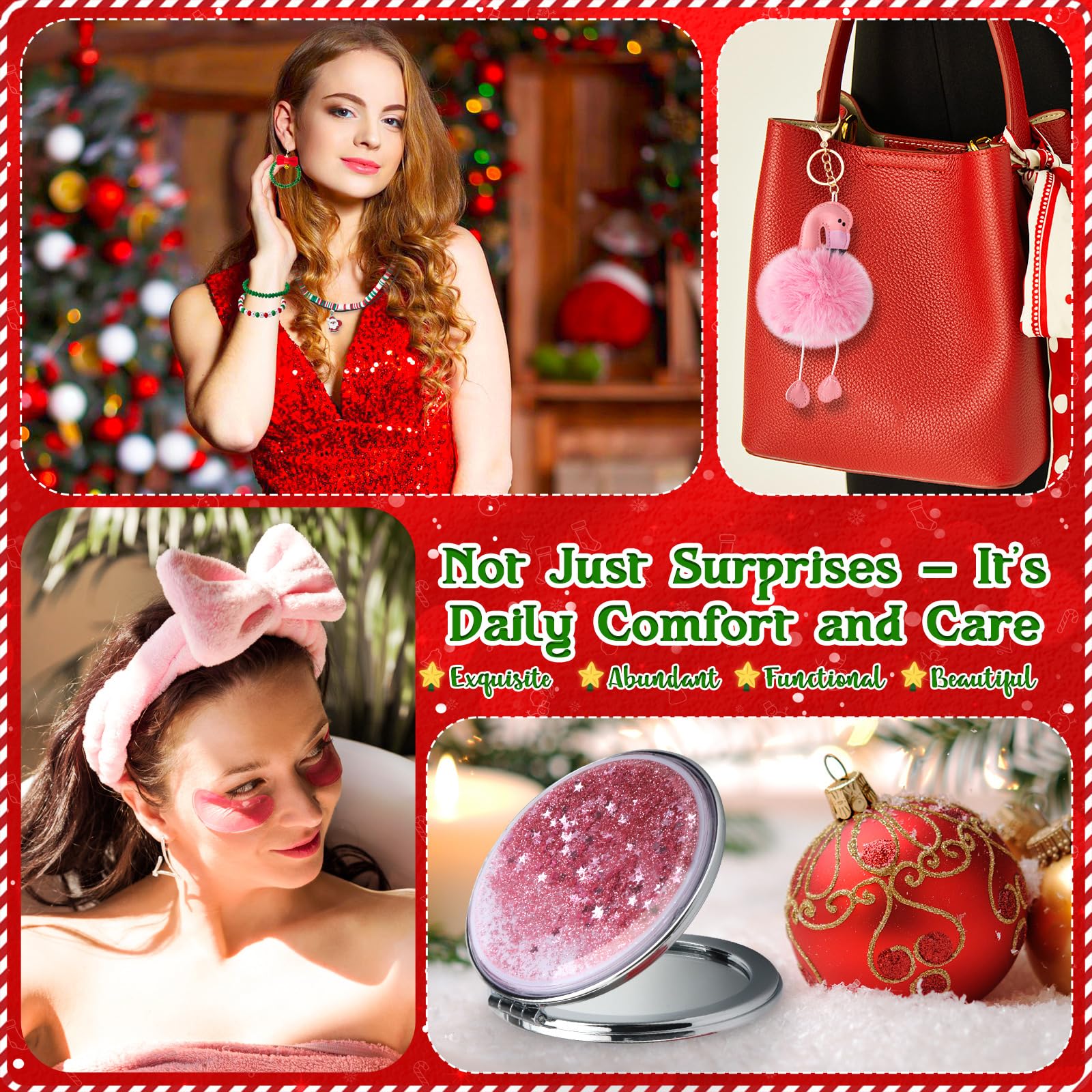 Advent Calendar 2025 Adult Woman,24 Boxes Christmas Countdown Calendar with Beauty,Bath &Jewelry, Ideal Christmas Gift for Women, Friends, Moms - Medaid International