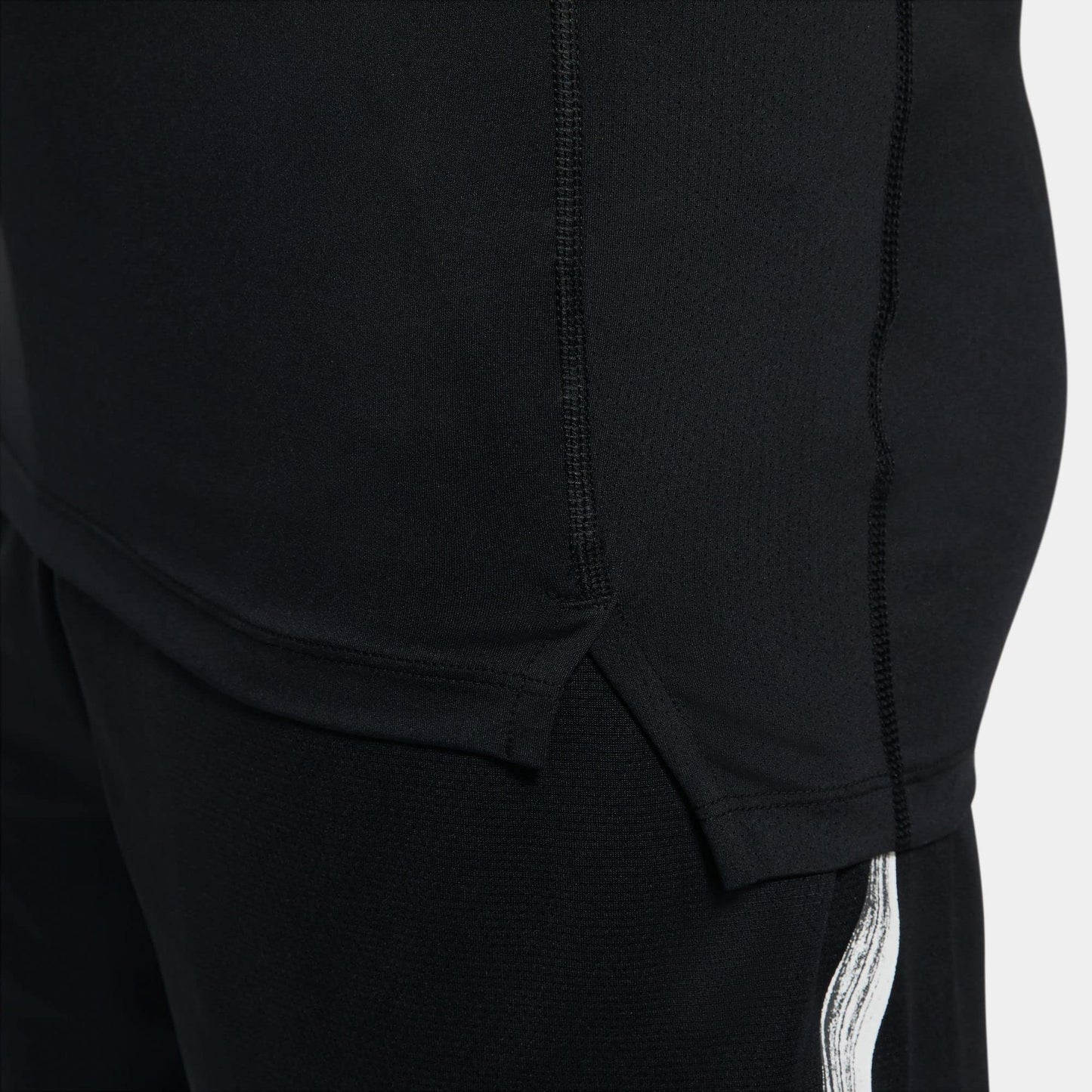 Nike Pro Dri-FIT Men's Tight Fit Short-Sleeve Top (as1, Alpha, l, Regular, Regular, Black/White) - Medaid International