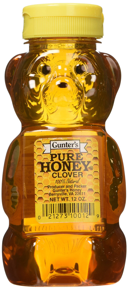 Gunter's Clover Honey Bears, 12 Oz - Medaid International
