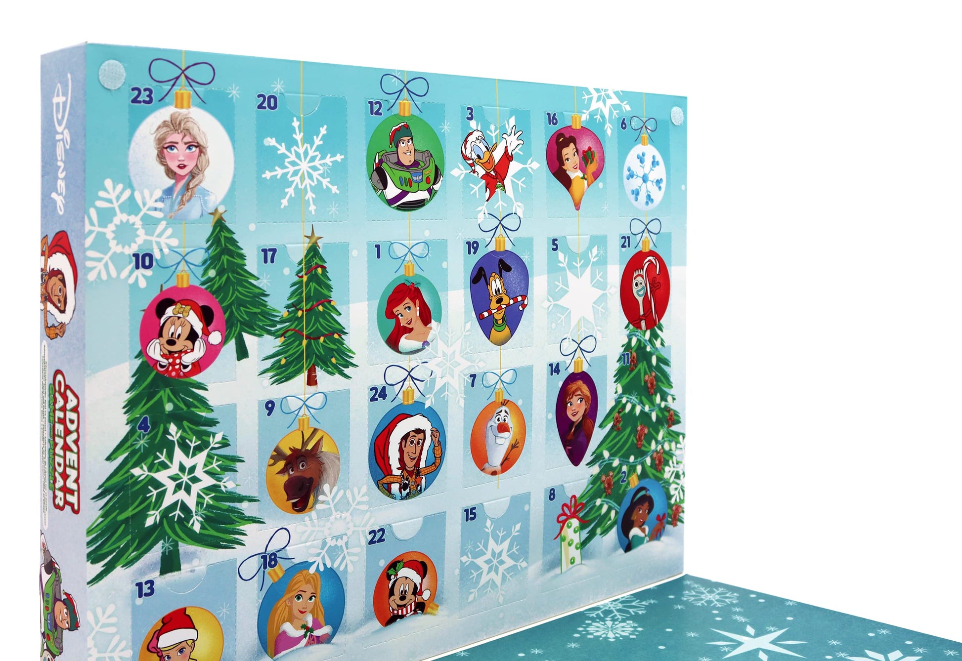 Disney Advent Calendar - Official Christmas Board Game, 16 x Disney 3D Characters Included, Great Gift for Kids, Ages 4+ - Medaid International