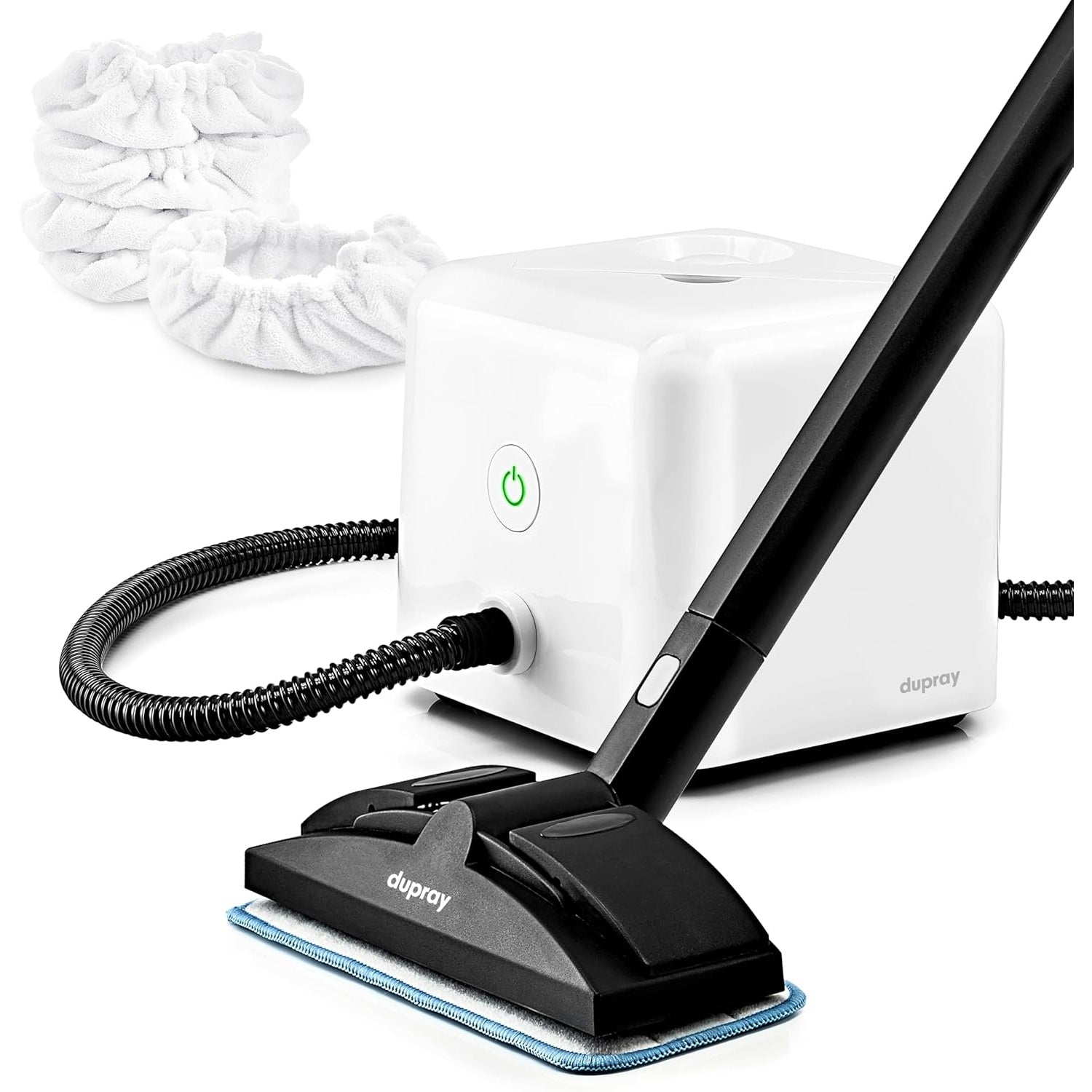 Dupray Neat Steam Cleaner Powerful Multipurpose Portable Steamer for Floors, Cars, Tiles Grout Cleaning Chemical Free Disinfection Kills 99.99%* of Bacteria and Viruses [US Stock - might require adaptor] - Medaid International