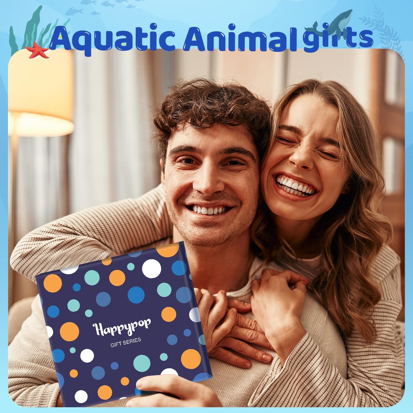 HAPPYPOP Hippo Gifts for Women Men - Hippo Socks Animal Gifts for Teens - Medaid International