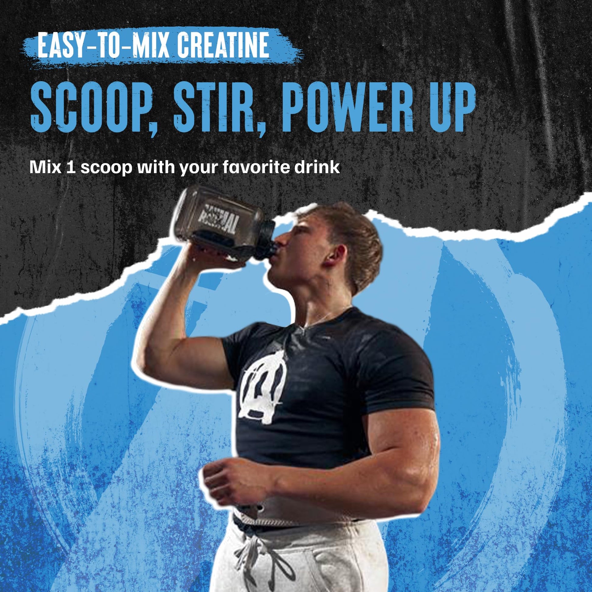 Animal Creatine Monohydrate Powder – Micronized Creatine for Women and Men, Supports Muscle Growth, Strength, Endurance, Recovery and ATP Production, Gym & Workout Supplements - Unflavored, 300g - Medaid International