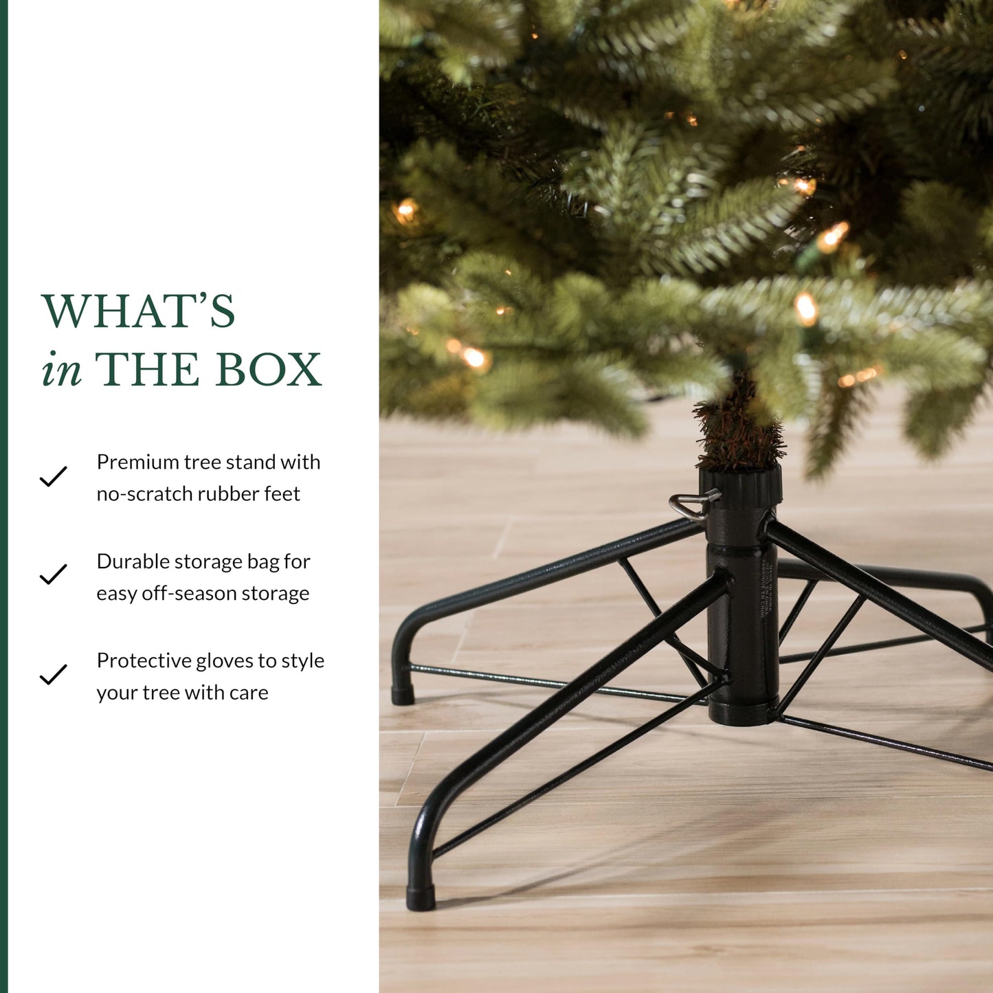 Balsam Hill Stratford Spruce - Slim Artificial Christmas Tree with True Needle Foliage & Premium Stand for Small Spaces, Unlit, 6ft 6in - Medaid International