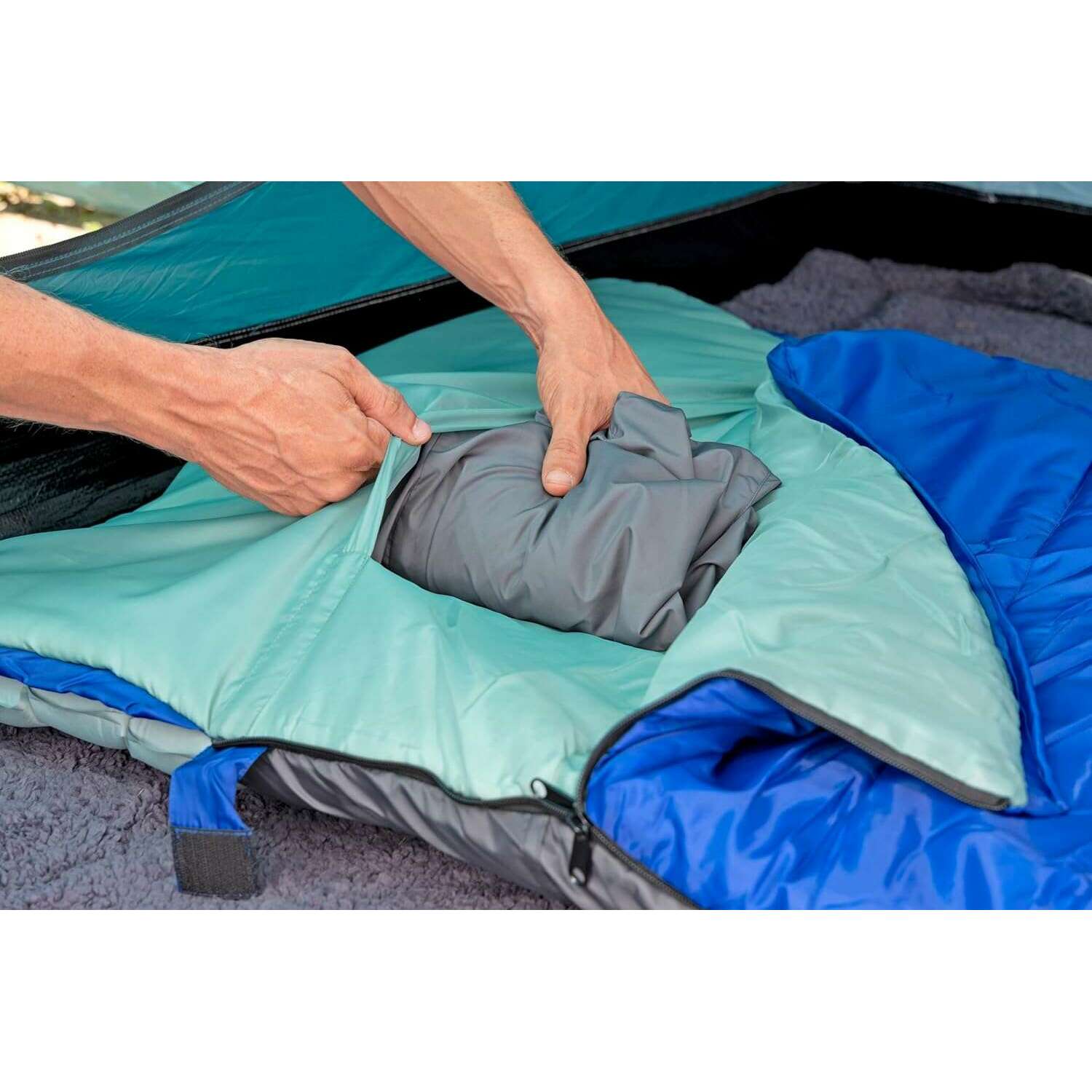WanderLite 2-in-1 Sleeping Bag & Air Pad 203x75x9cm - Medaid International