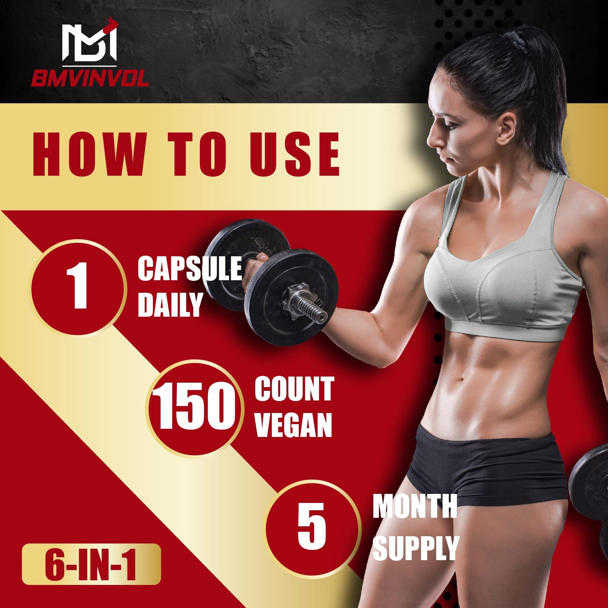 Berberine HCl, 150 Capsules - Plus Ceylon Cinnamon, Turmeric, Milk Thistle, Artichoke, Black Pepper, Berberine HCI Root Supplements Pills - Immune System - Medaid International