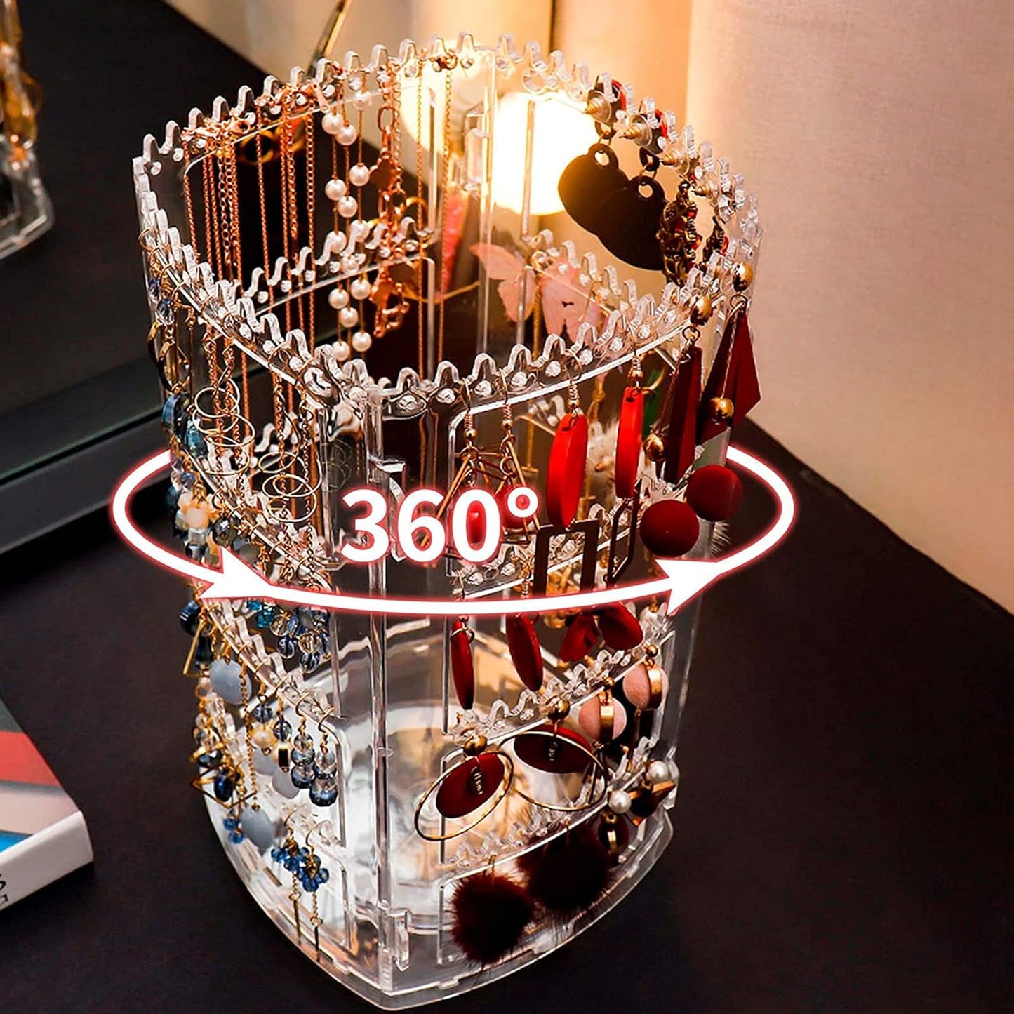 Rotating Jewelry Organizer Stand - Medaid International