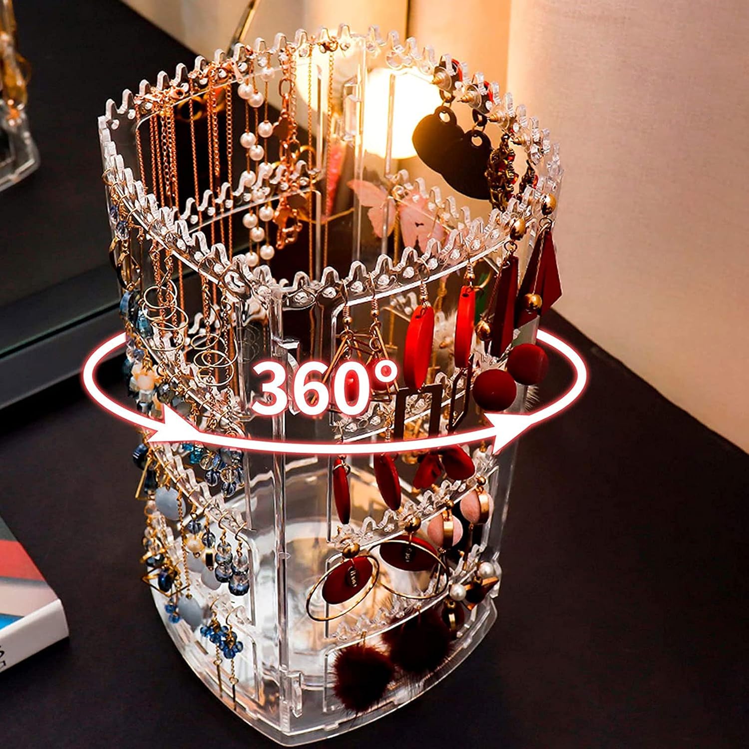 Rotating Jewelry Organizer Stand - Medaid International