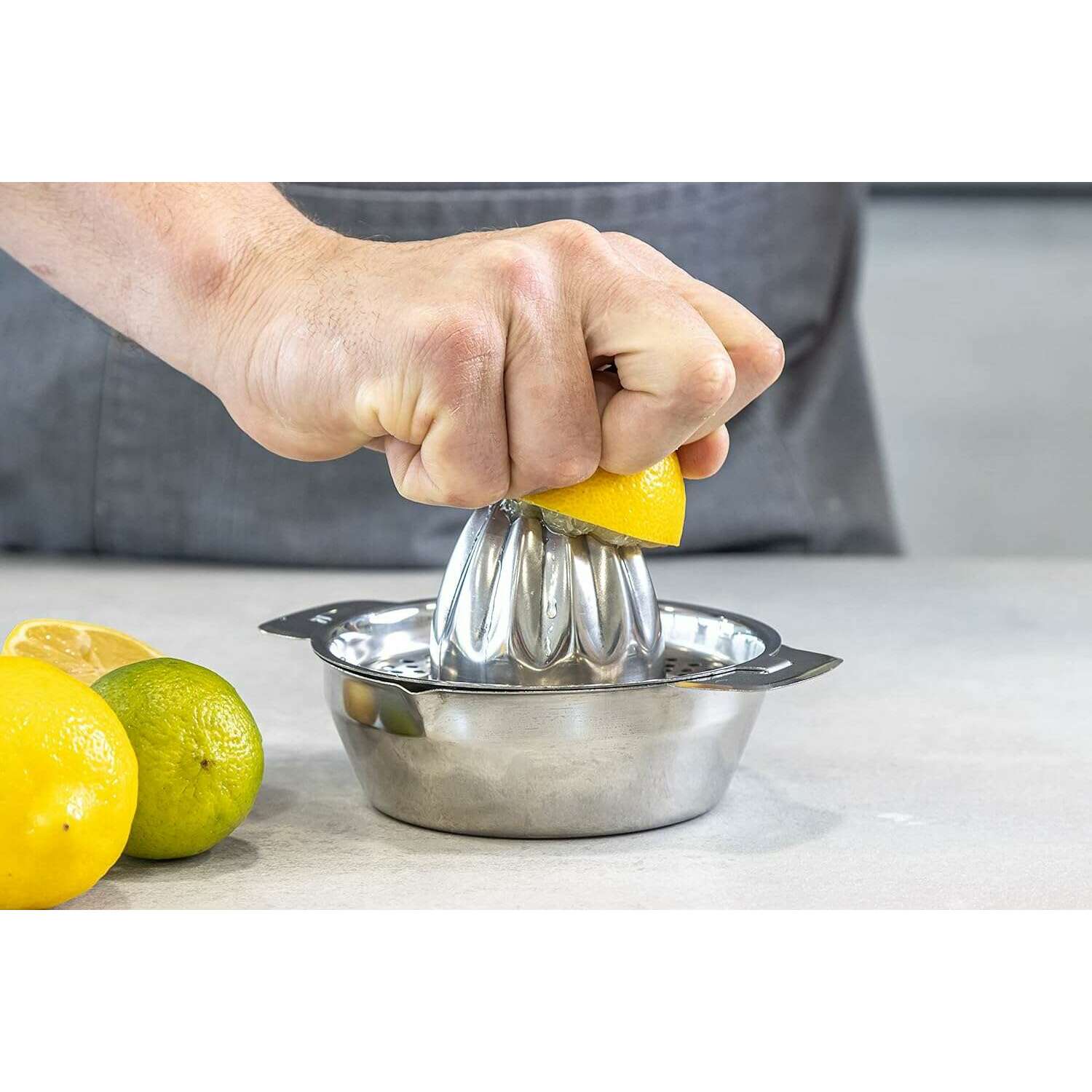 Kitchencraft MasterClass Stainless Steel Citrus Fruit Squeezer - Medaid International