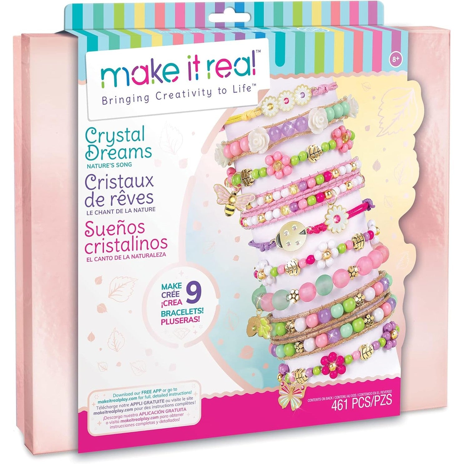 Crystal Dreams Nature Song - Create 9 Unique Charm Bracelets - Medaid International