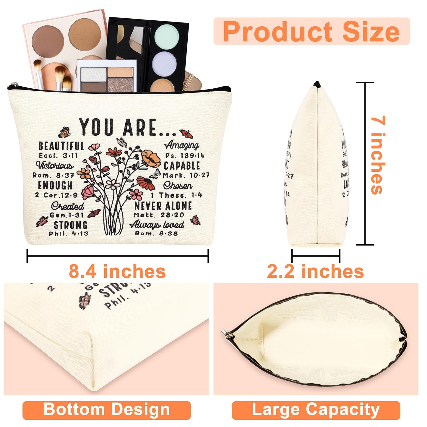 JTENGTOP Christian Religious Gifts for Women, Best Friend Sister Mom Christmas Birthday Gifts for Women Friendship Faith, Valentines Mothers Day Easter Ideas Present for Her Friends - Medaid International