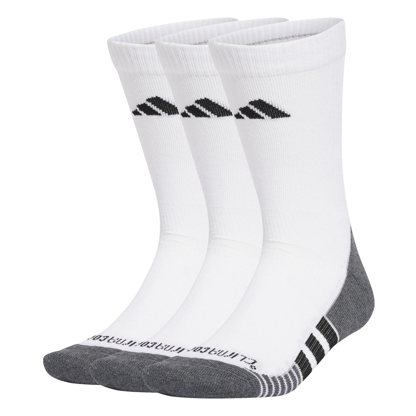 adidas Performance ClimaCool (3 Pack) Cushioned Crew Socks - White - Medaid International