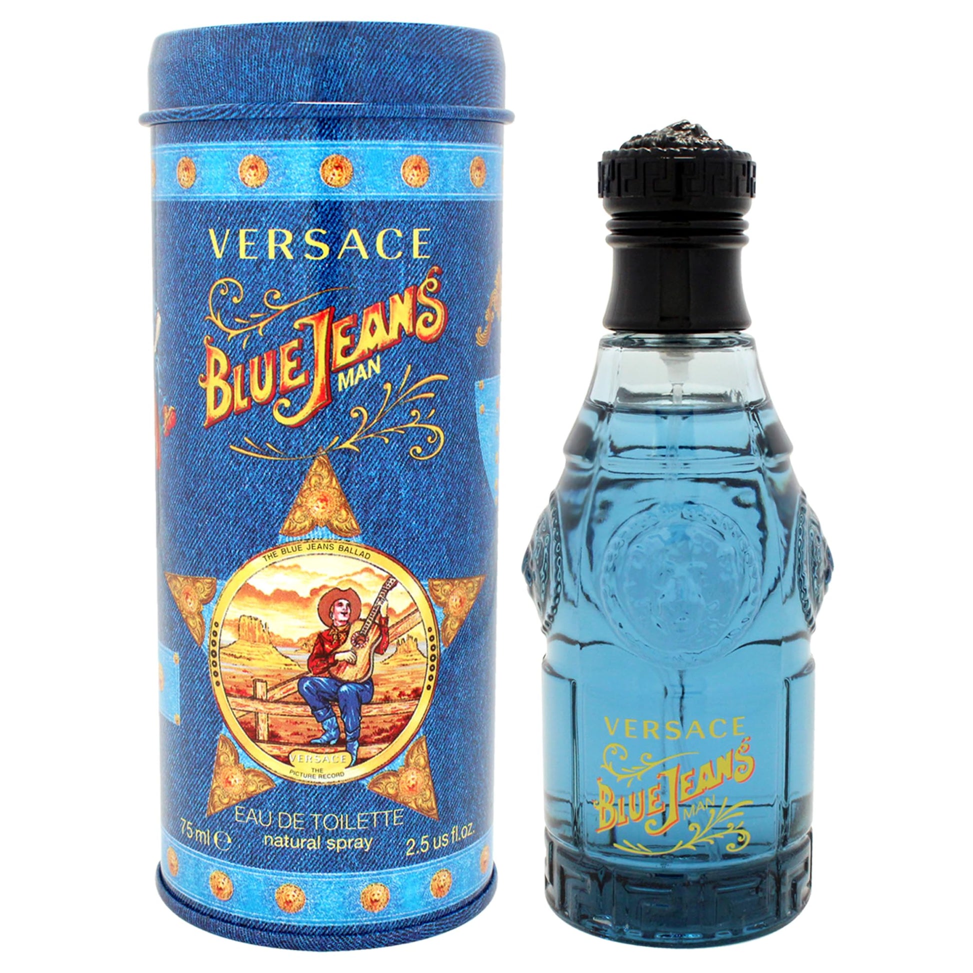 Blue Jeans By Gianni Versace For Men, Eau De Toilette Spray 2.5-Ounces - Medaid International