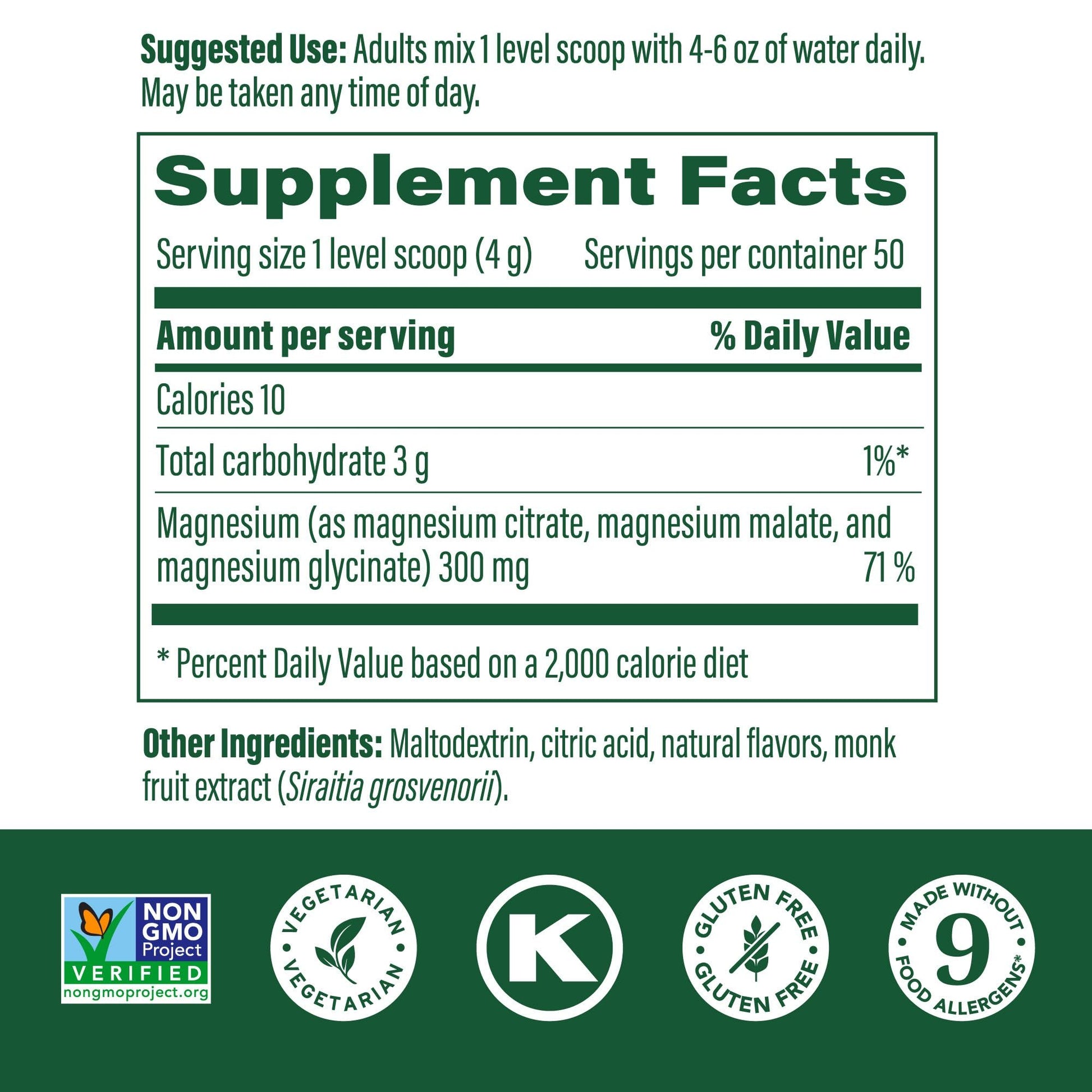 MegaFood Relax + Calm Magnesium Powder - Highly Absorbable Magnesium Glycinate, Magnesium Citrate & Magnesium Malate - Without 9 Food Allergens - Raspberry Lemonade Flavor - 7.05 Oz (50 Servings) - Medaid International