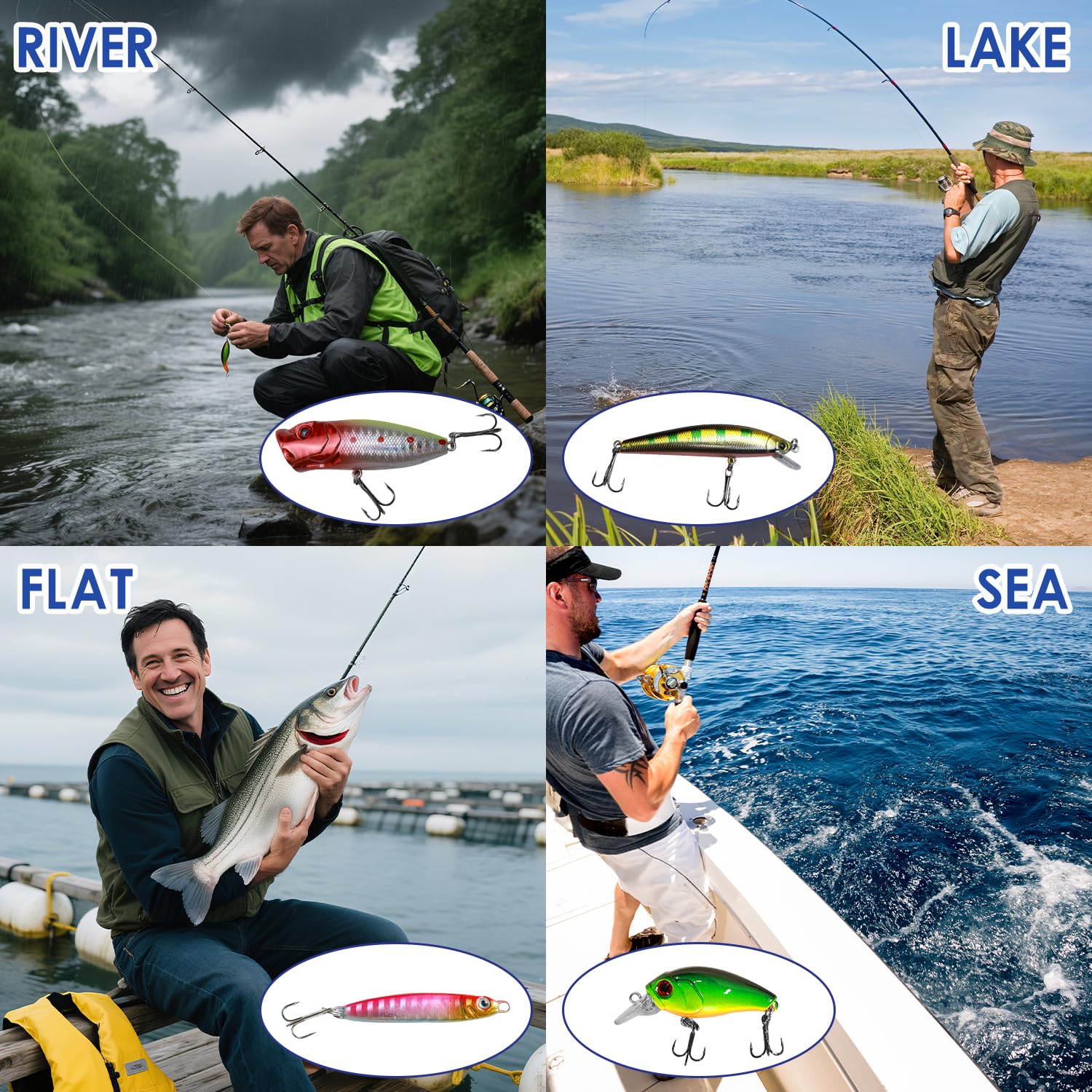 JIUYUDS Fishing Advent Calendar 2025 for Men, Adult Anglers, Teen Boys - 24 Days Christmas Countdown Calendar with Fishing Lures Set | Unique Xmas Gifts for Dad, Boyfriend, Fishermen - Medaid International