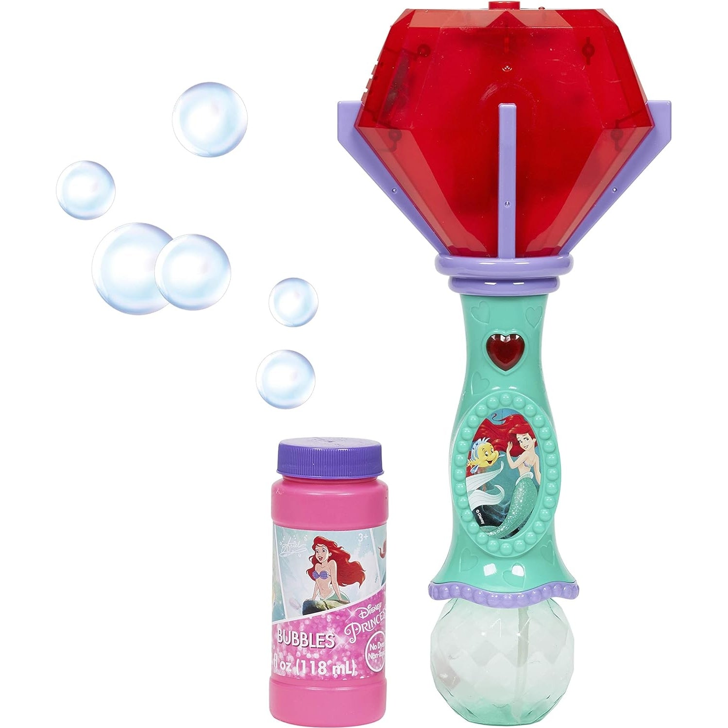Little Kids Cocomelon Light and Sound Musical Bubble Wand, includes Bubble Solution - Medaid