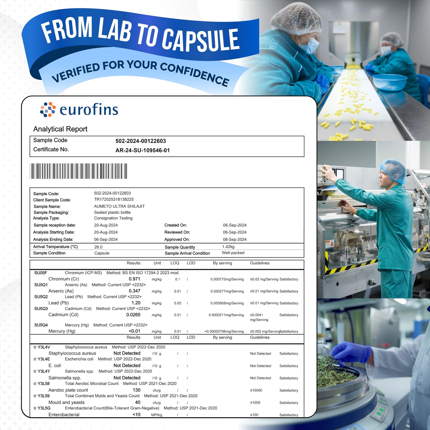 AUMETO Himalayan Shilajit Supplement - Enhanced Formula with Turkesterone, Maca Root, Tongkat Ali, Fadogia - Rich in Trace Minerals & Fulvic Acid for Male Vitality - Medaid International