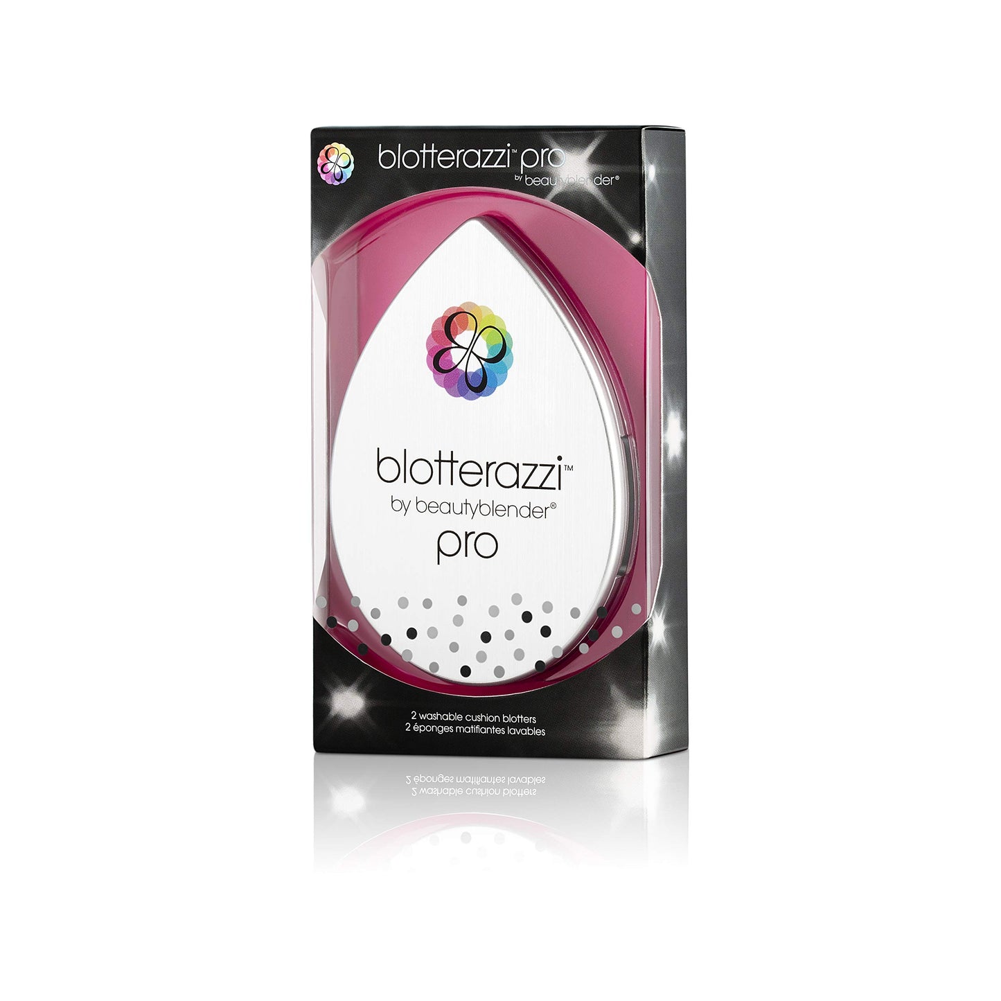 Beautyblender® | Blotterazzi® Pro Reusable Makeup Blotting Sponge, Includes Mirrored Compact, Re-Texturize Makeup, Absorb Excess Oil and Shine - Medaid International