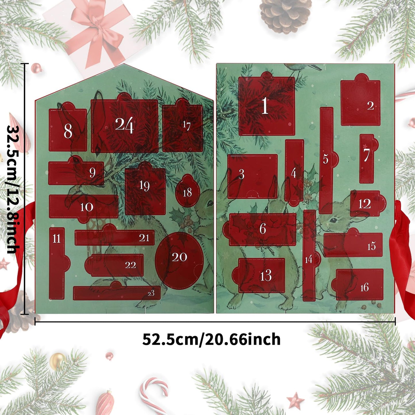 CHARMCODE Makeup Advent Calendar 2025, 24 Days Christmas Countdown Calendar Gift Set for Adult Women Teen Girls, Xmas Holiday Beauty & Cosmetic Surprise Make up Kit for Women Full Kit - Medaid International